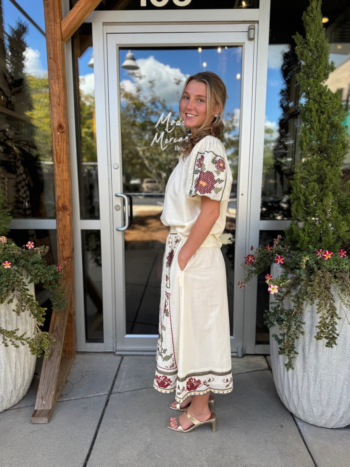 Debbie Cross Stitch Blouse