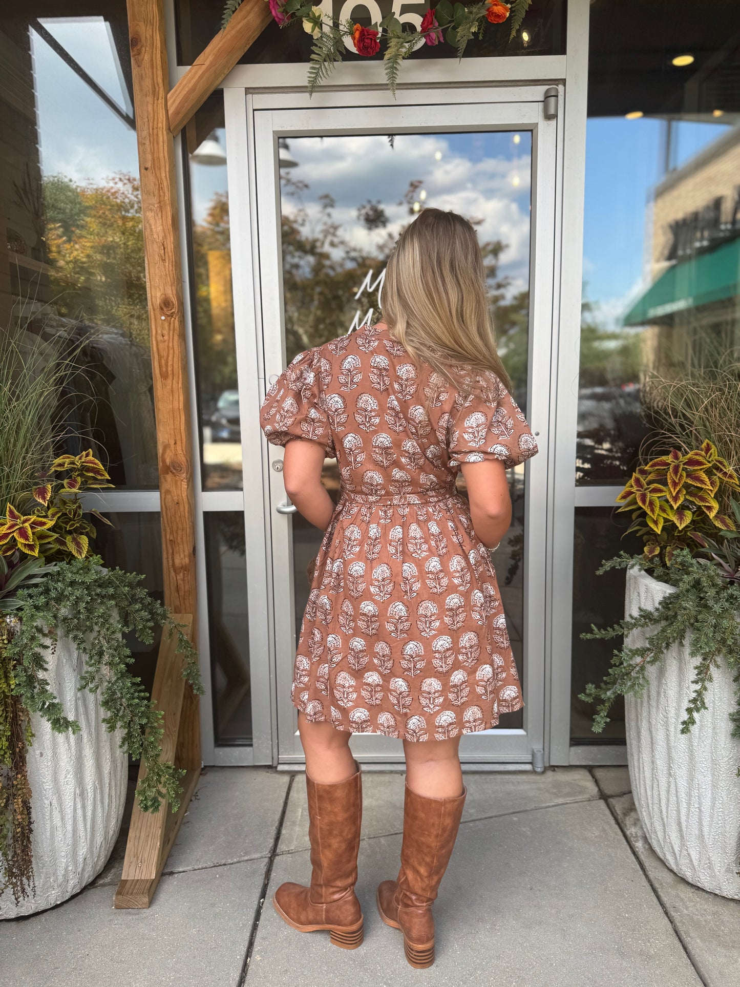 Floral Tie Dress