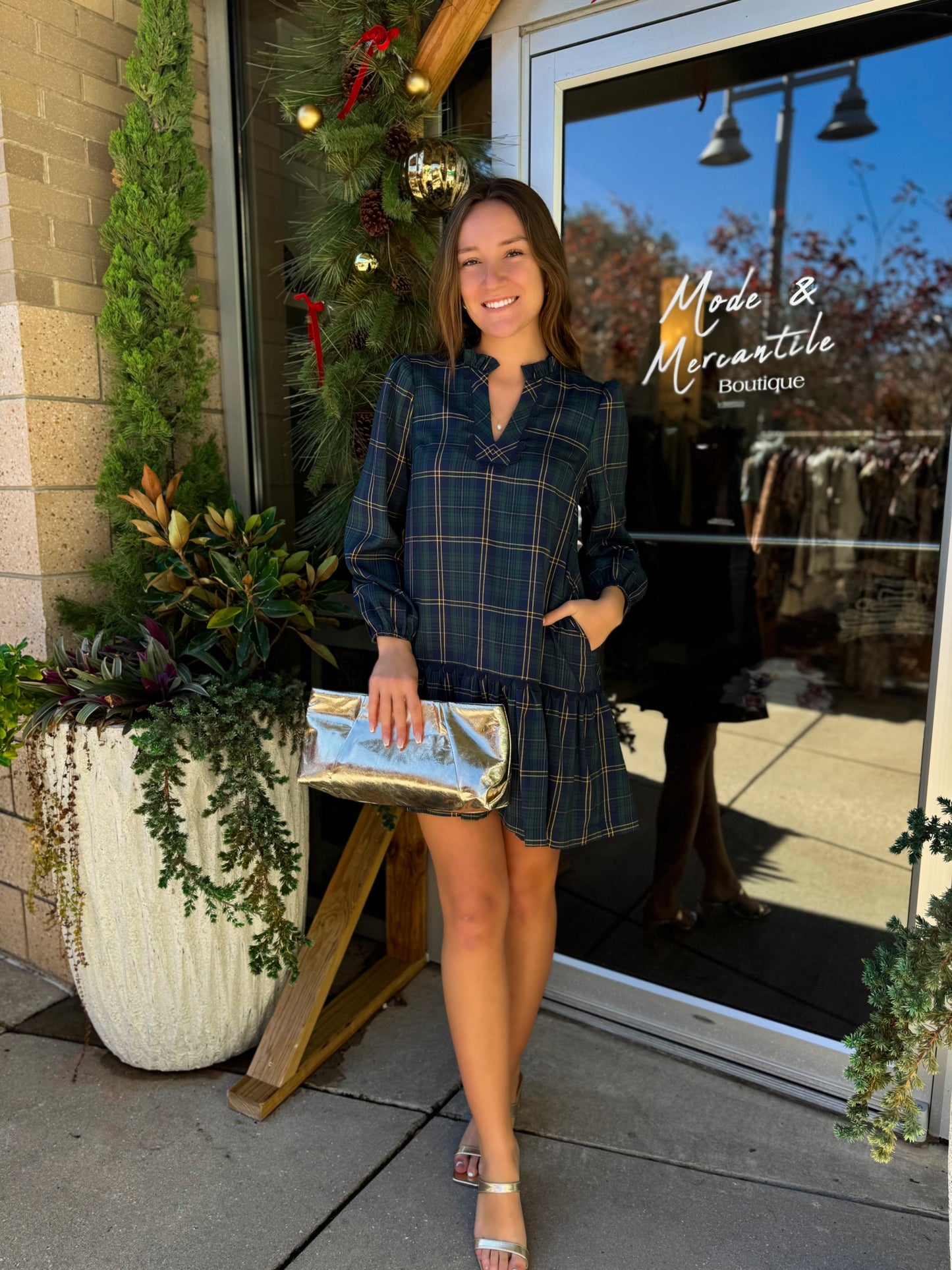 Lauren Tartan Dress