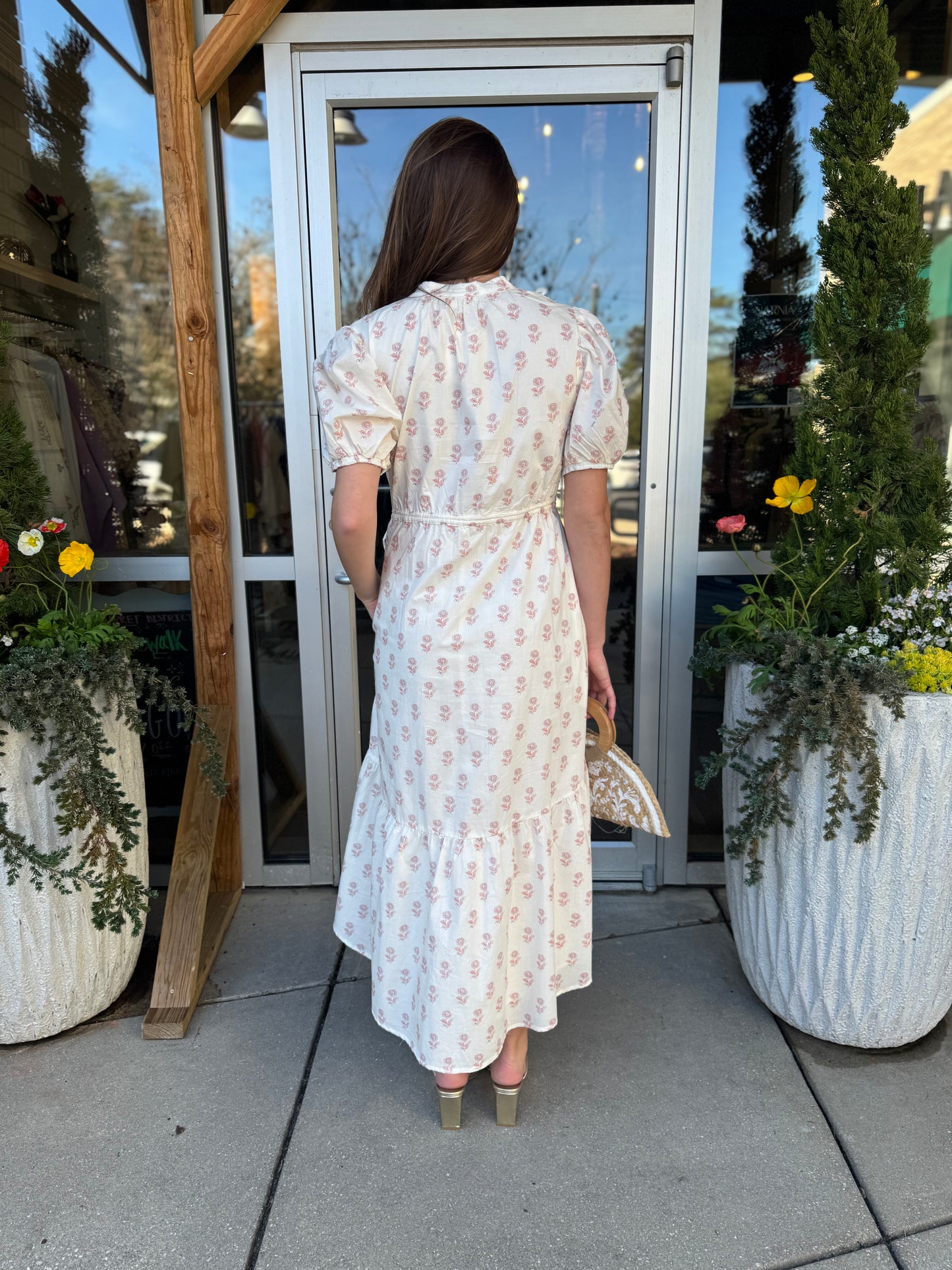 Darling Print Maxi With Ties