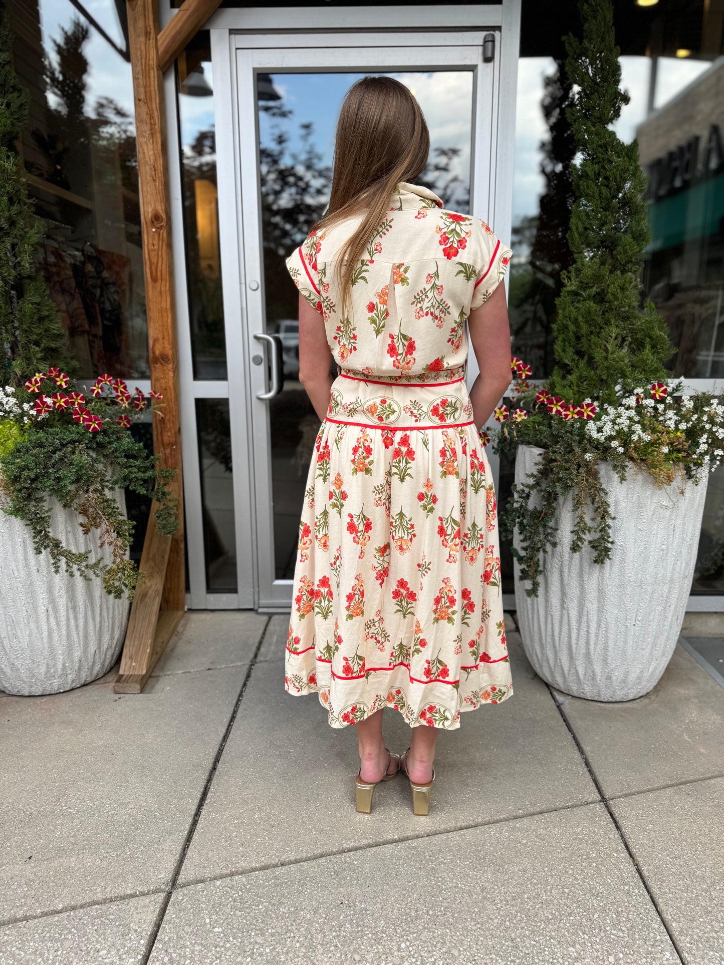 Trim Detail Button Front Maxi