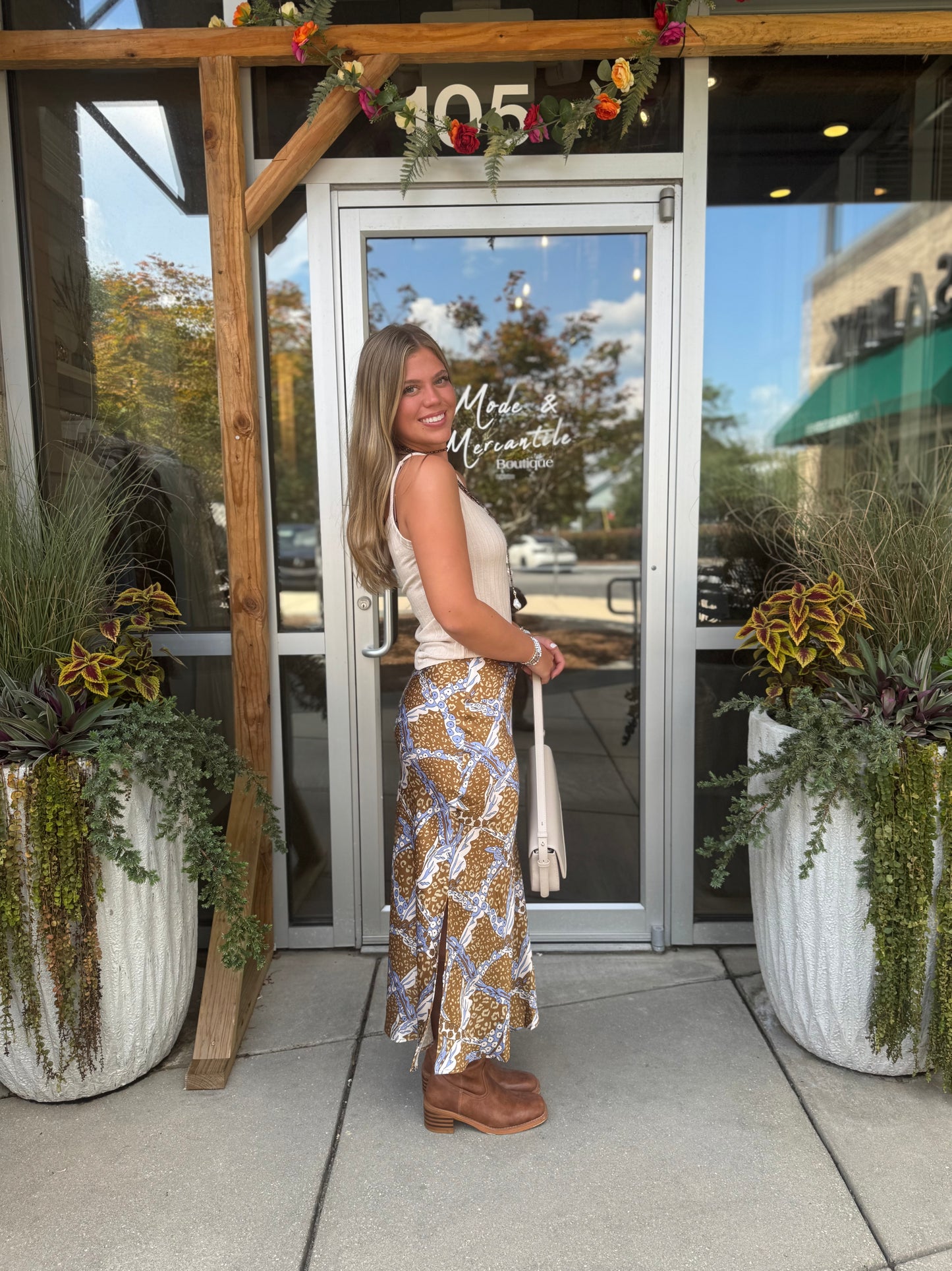 Giono Ocre Skirt