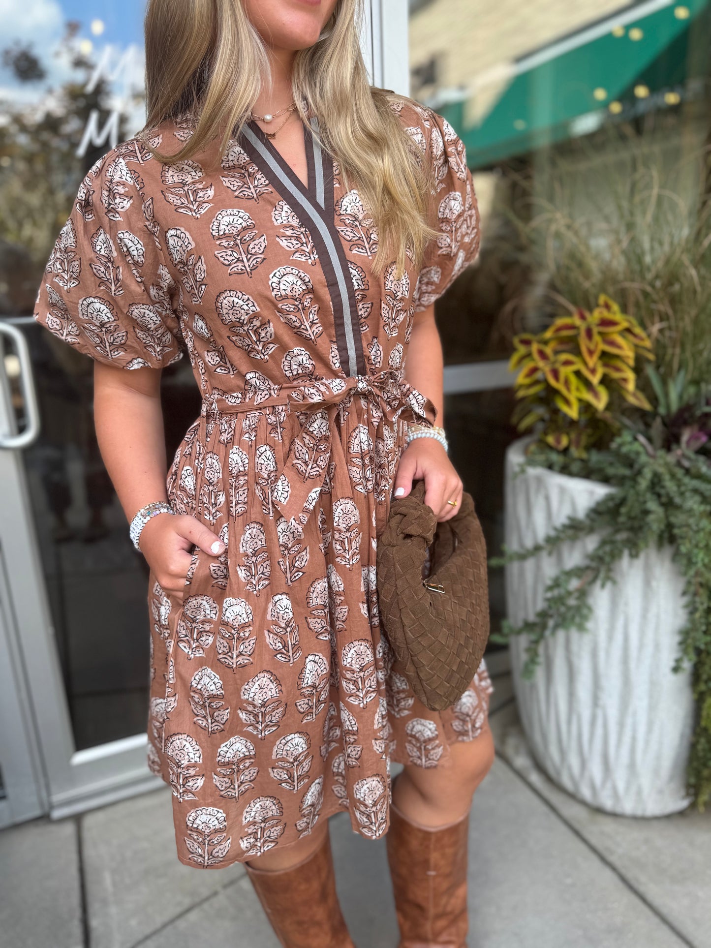 Floral Tie Dress