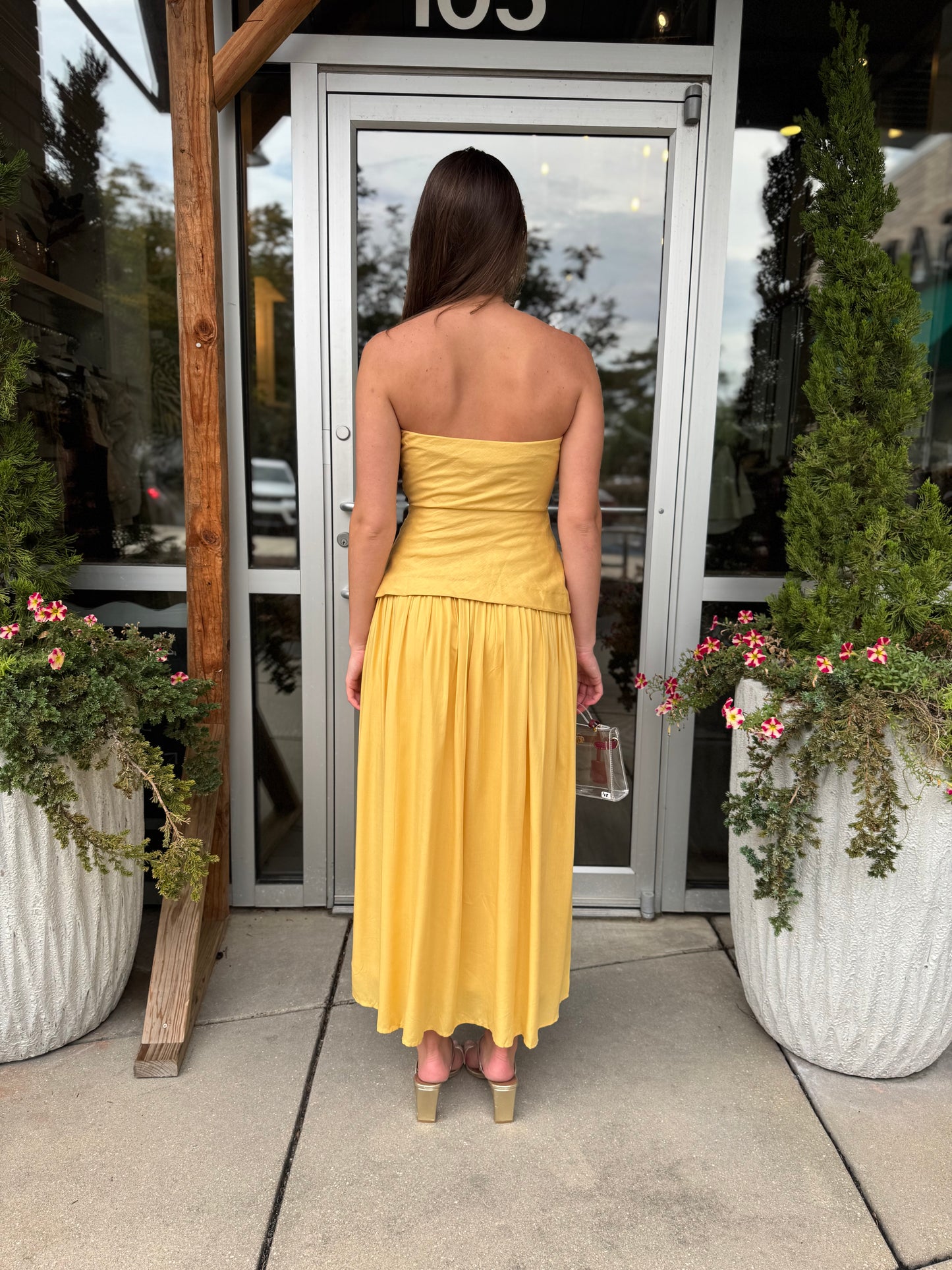 Rowan Strapless Maxi Dress