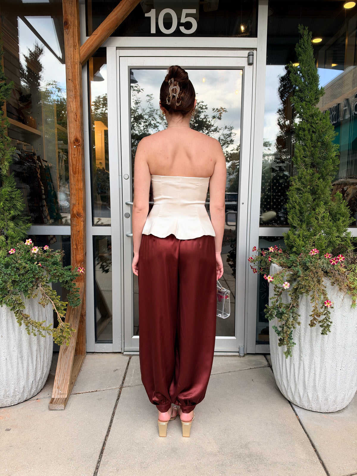 Satin Tube Top