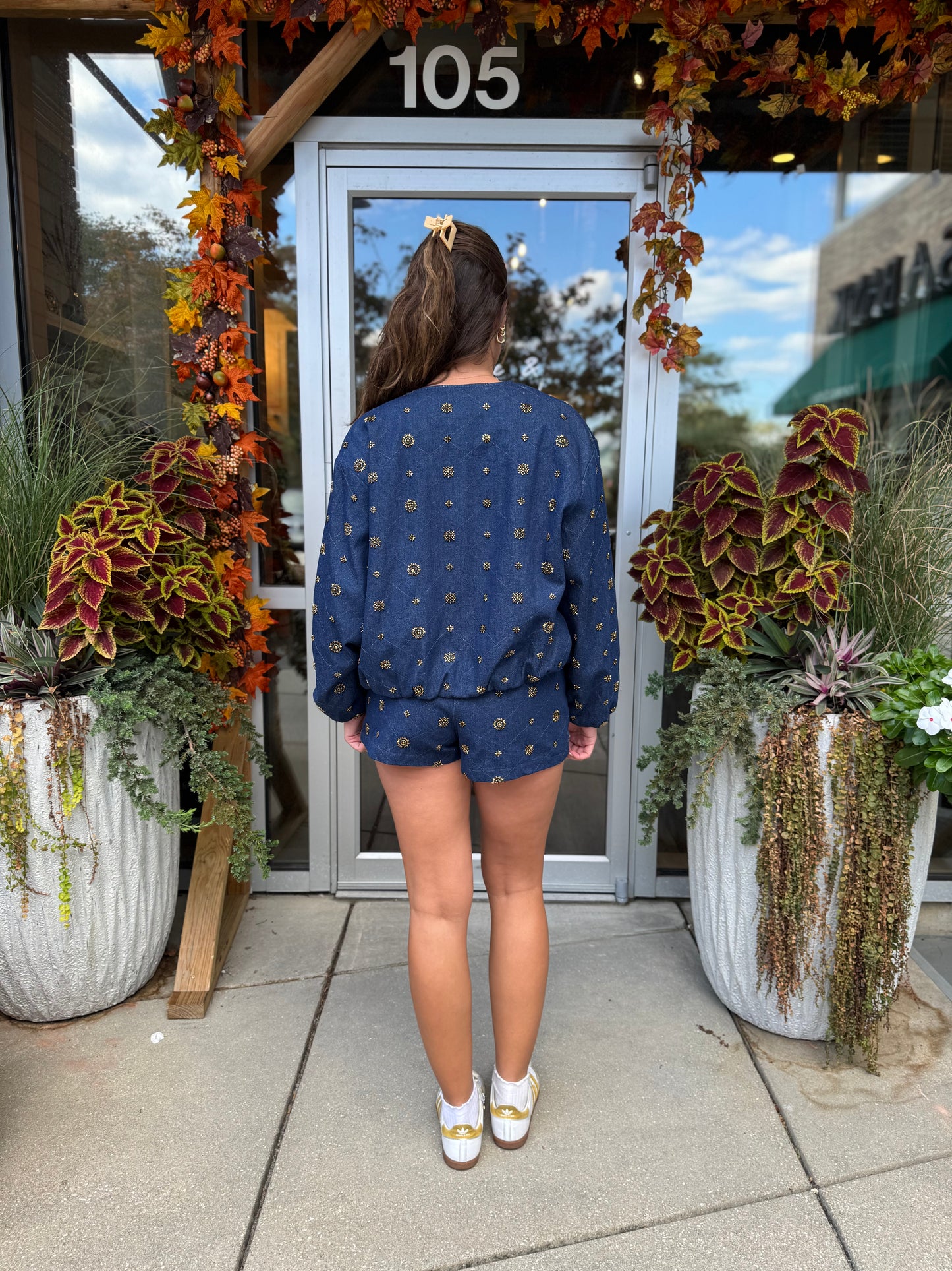 Embellished Quilted Jacket