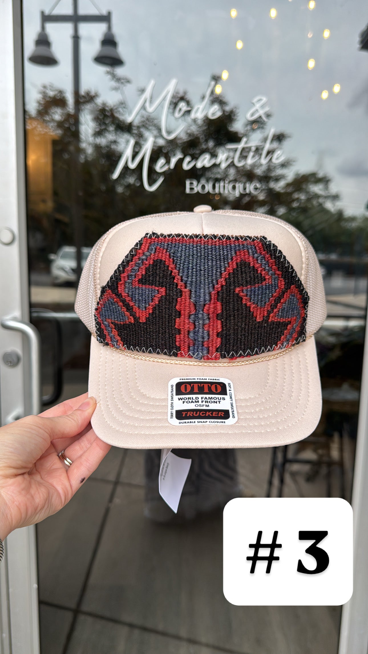 Sand Orijinal Kilim Patch Trucker Hat