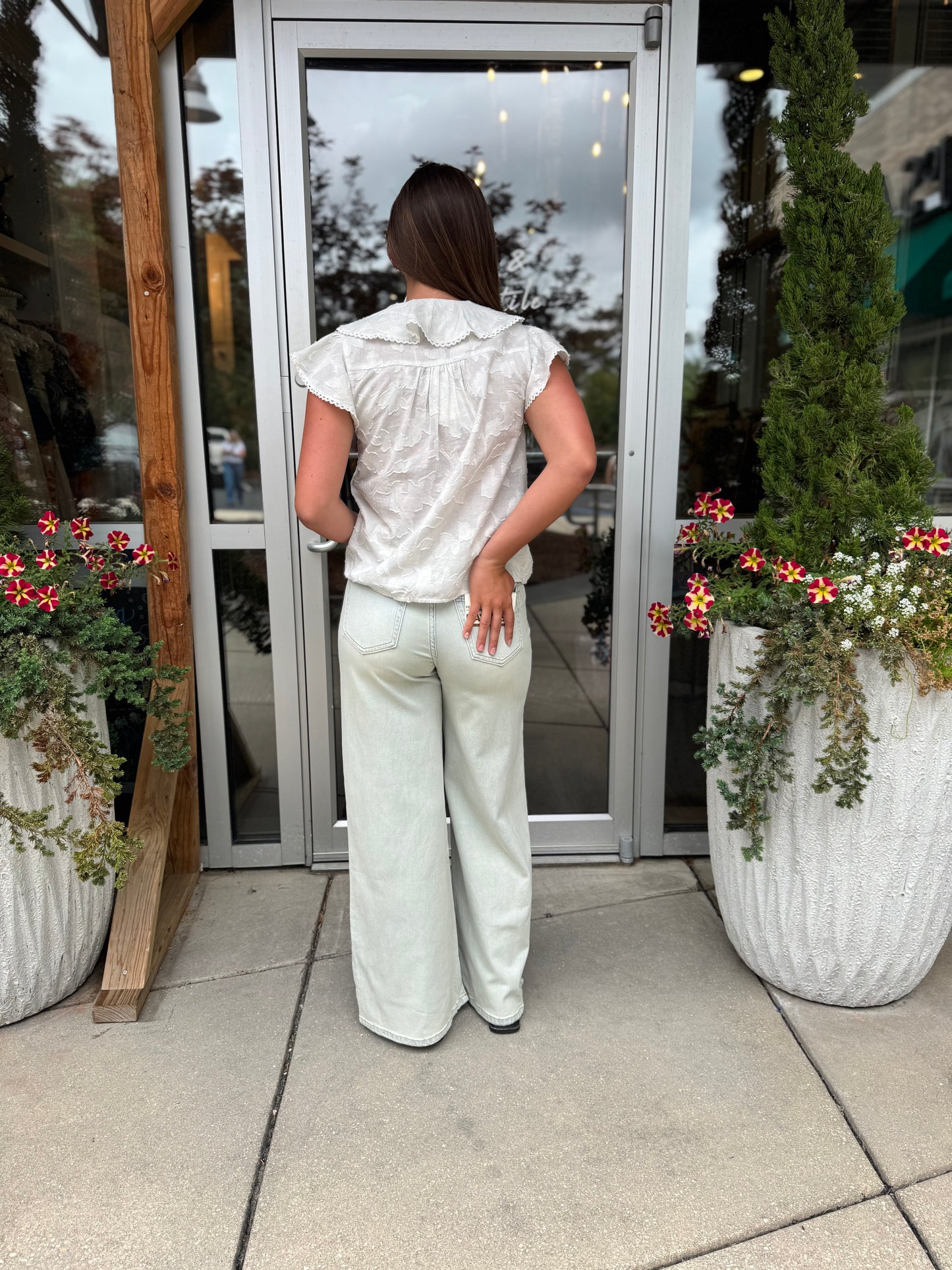 Flutter Front Blouse