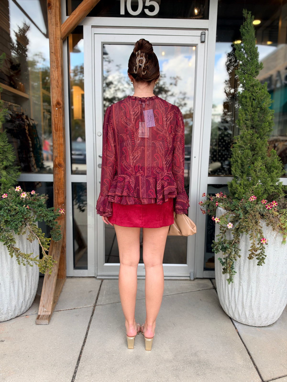 Catherine Peplum Blouse