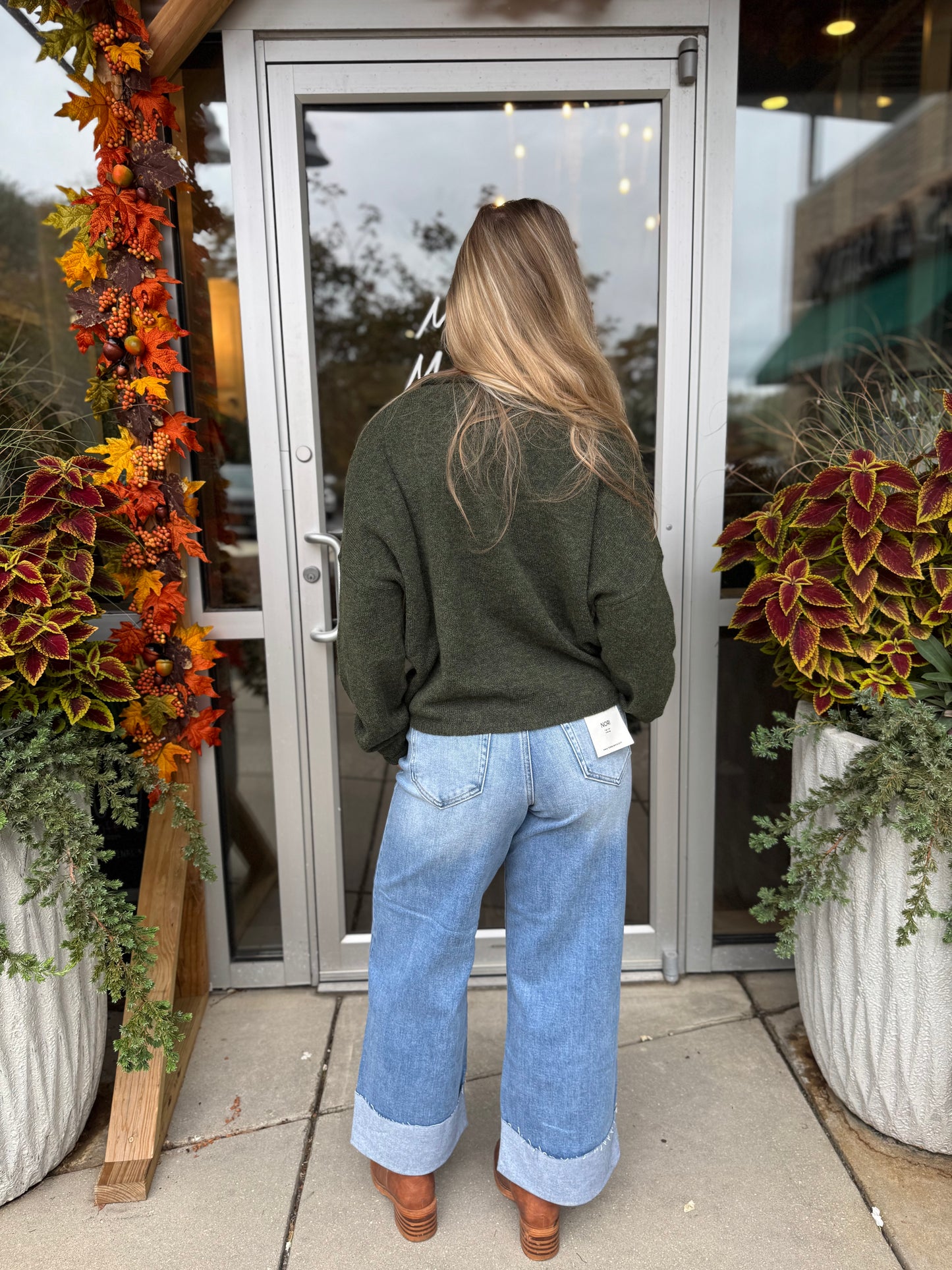 Hunter Green Knit