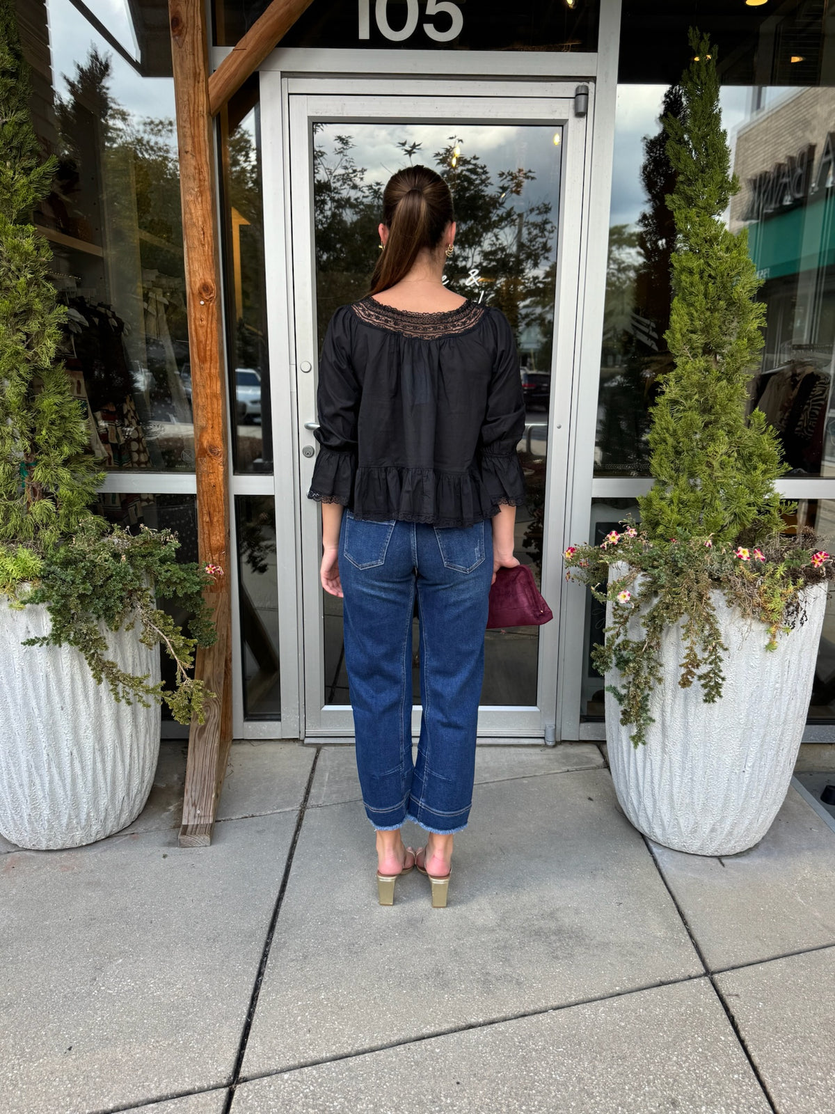 Off Shoulder Lace Top