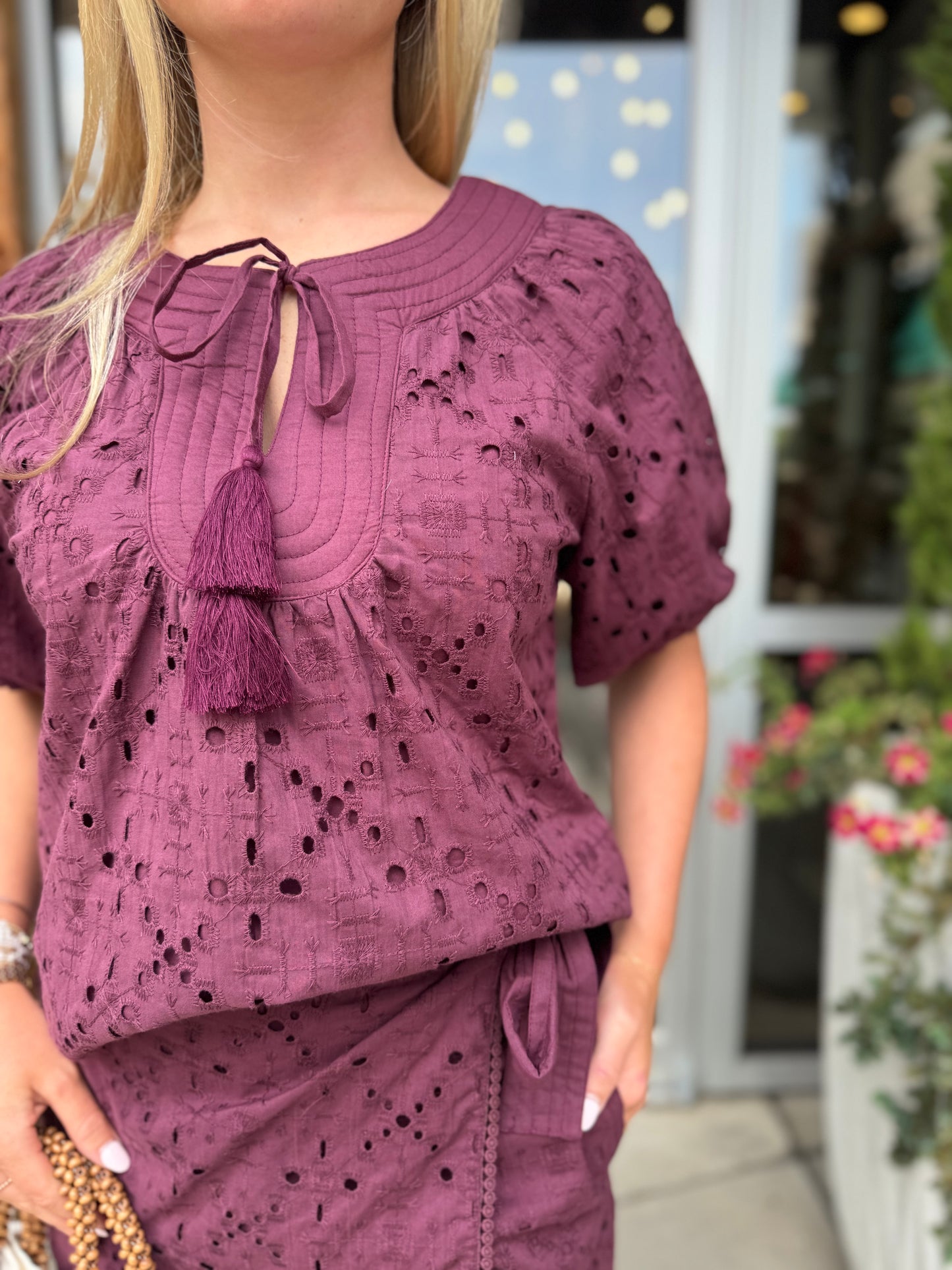Delphi Eyelet Skort