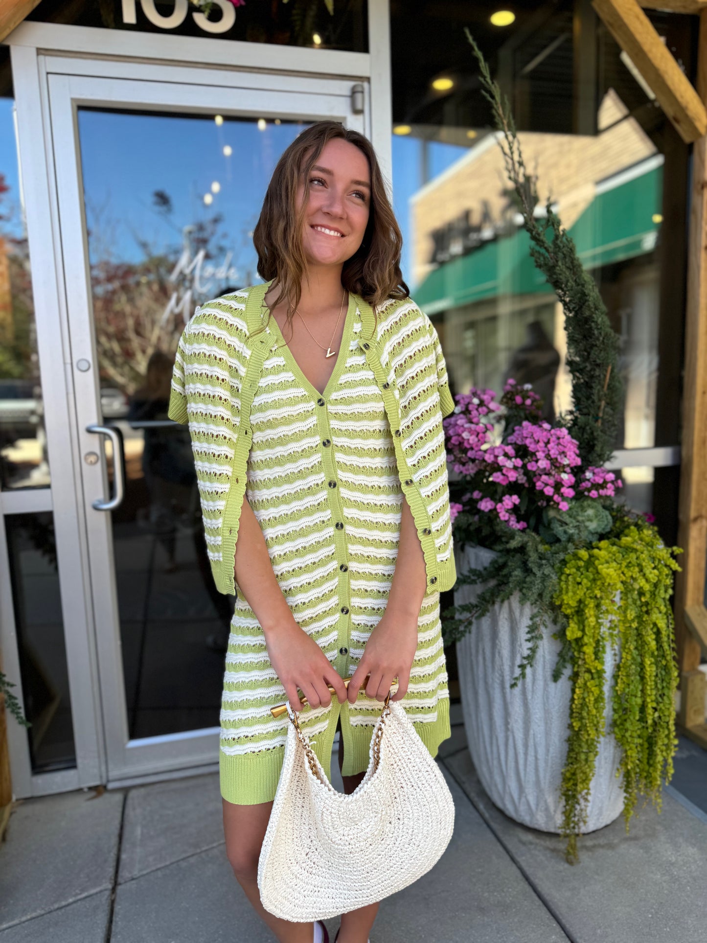 Nadina Crochet Dress