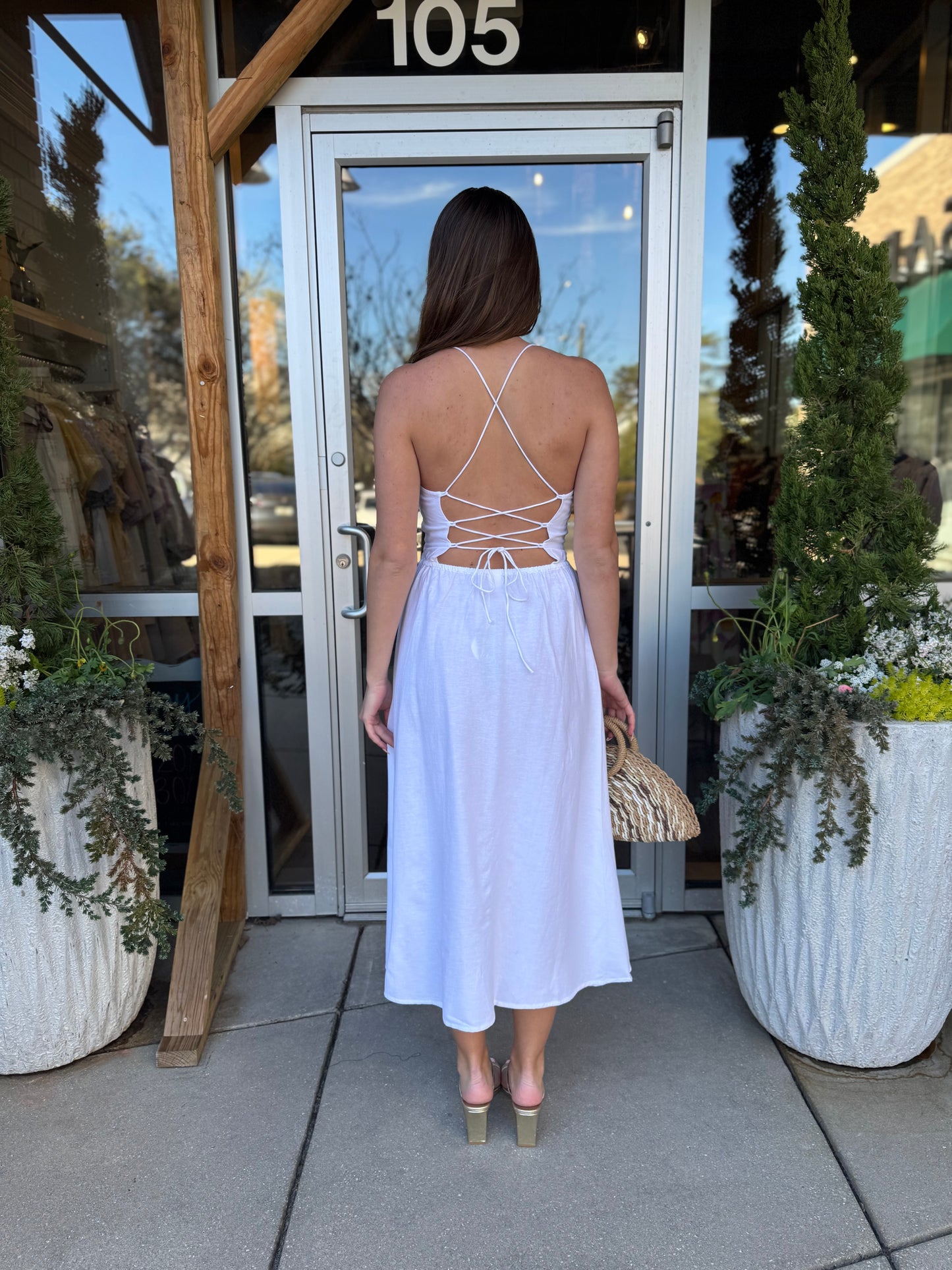 Vine Valley Whisper White Dress