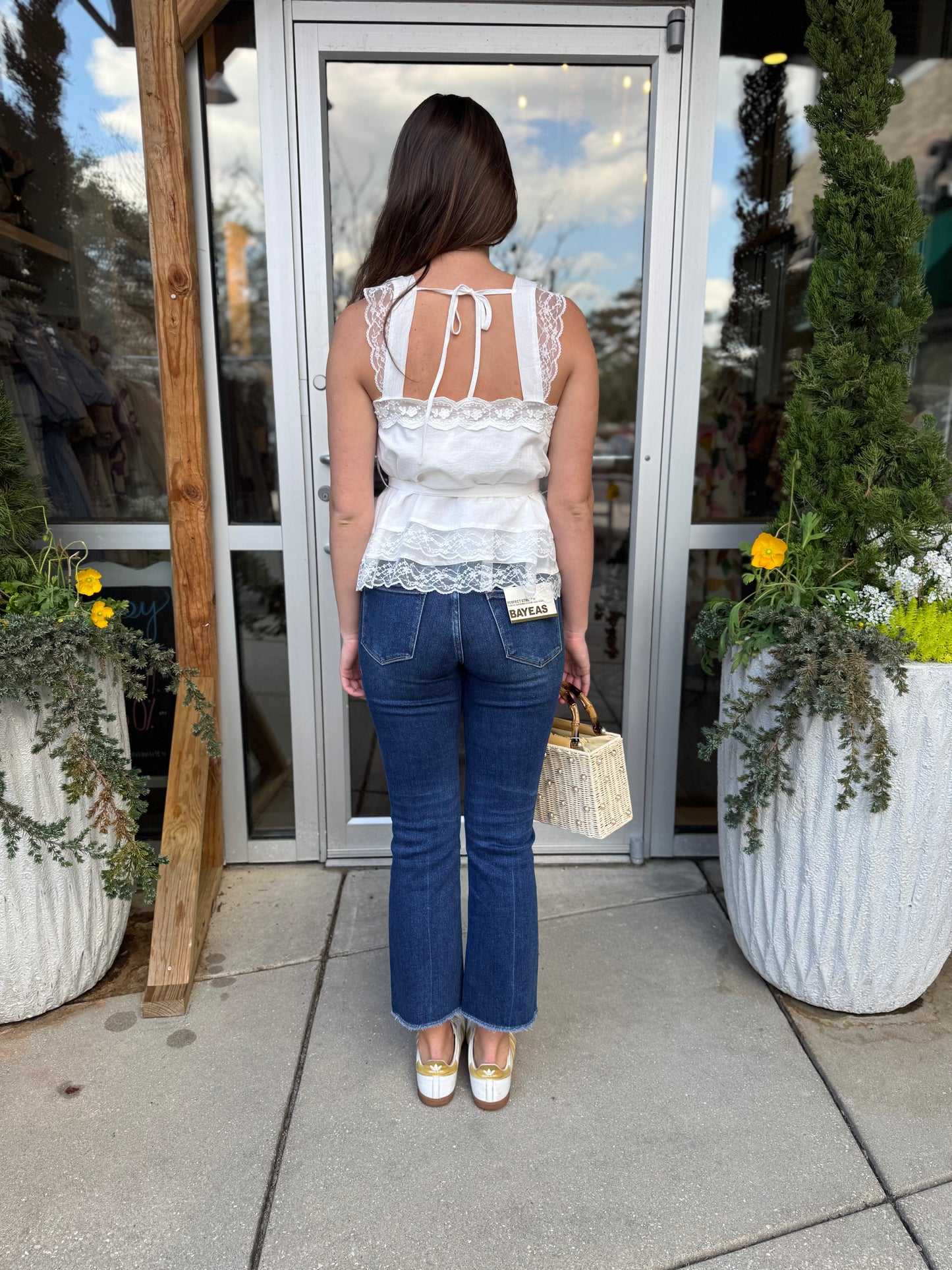 Lace Tie Tank