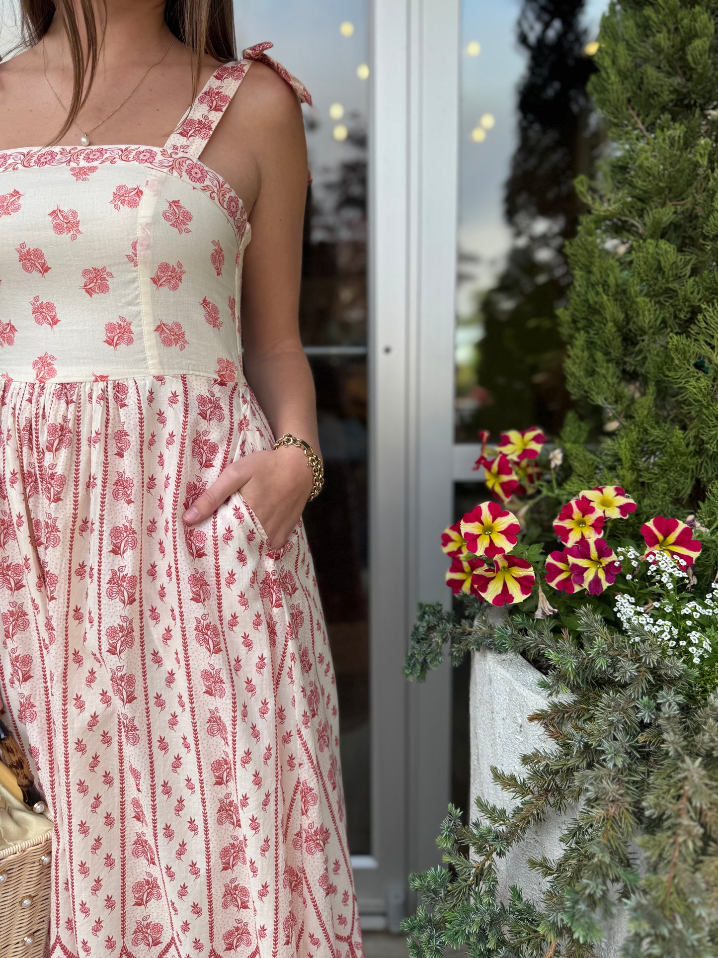Pink Santa Barbara Maxi Dress