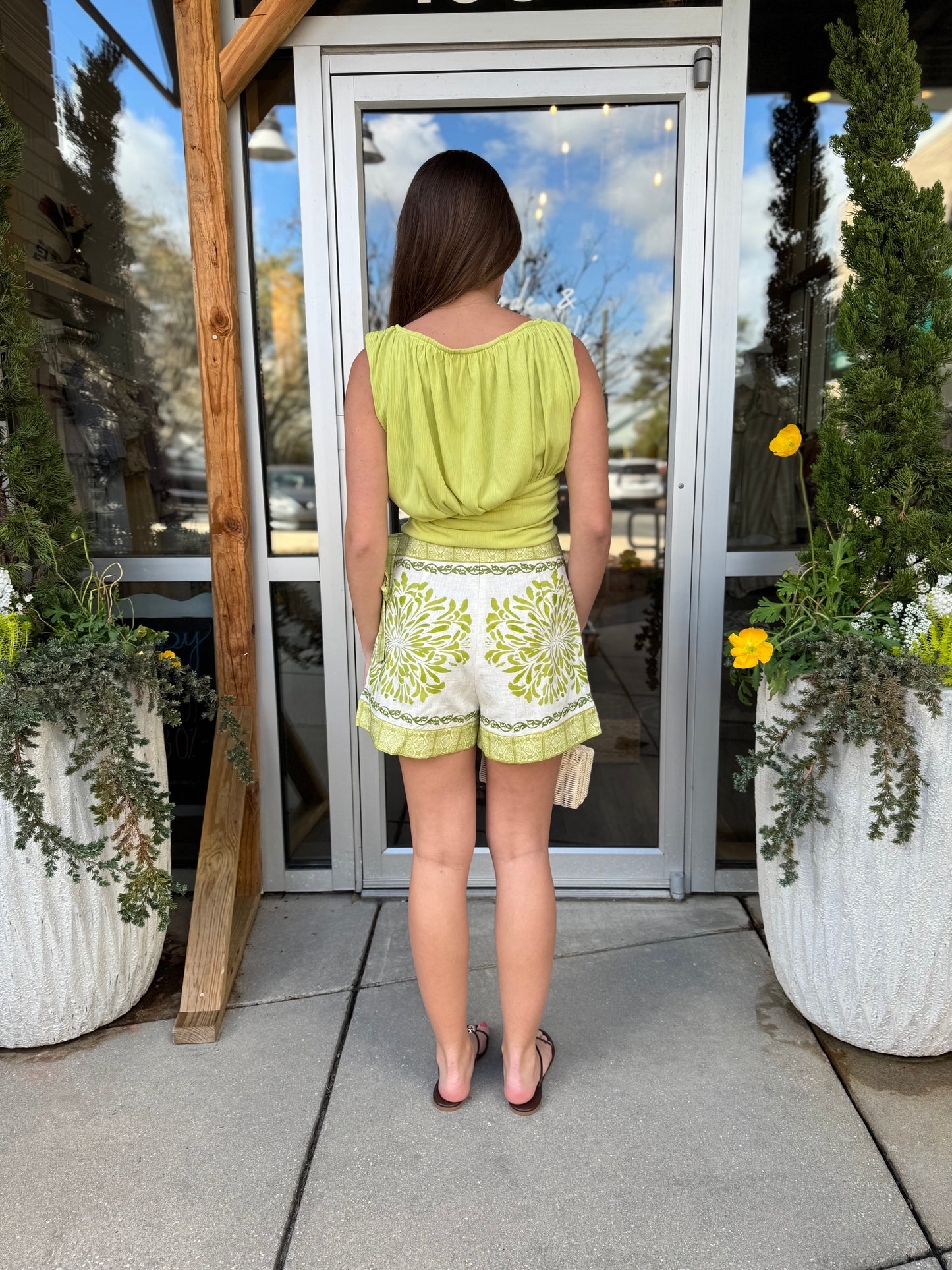 Natalie Overlap Skort