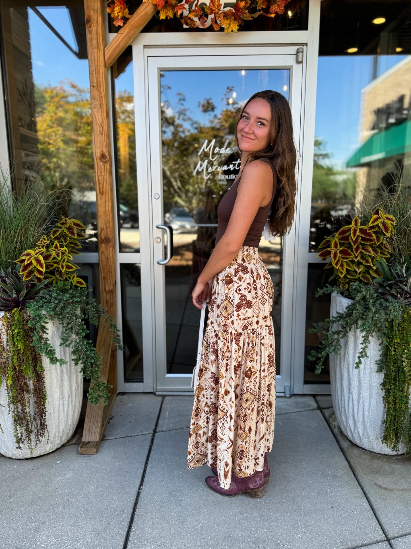 Aztec Maxi Skirt