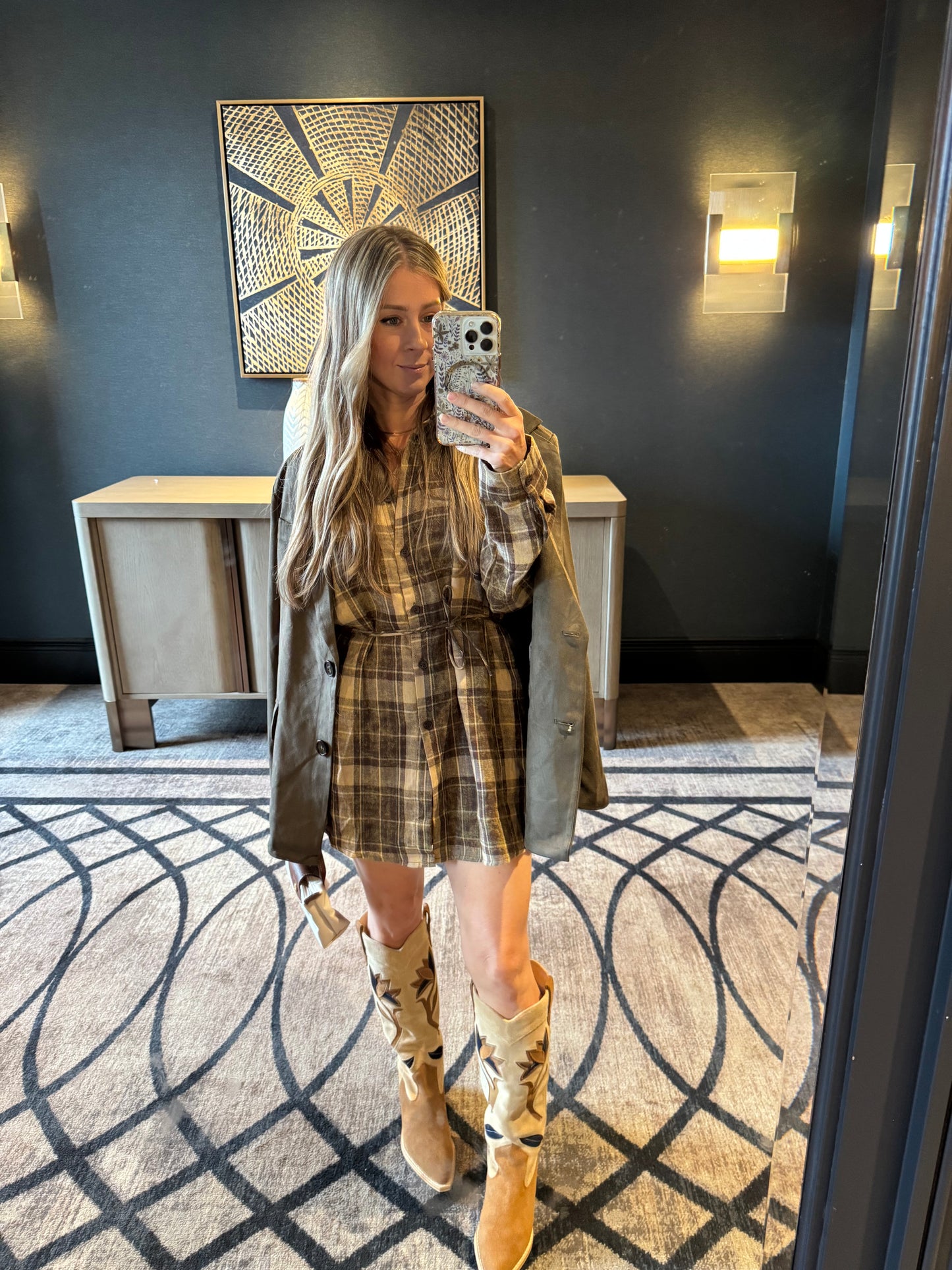 Plaid Romper