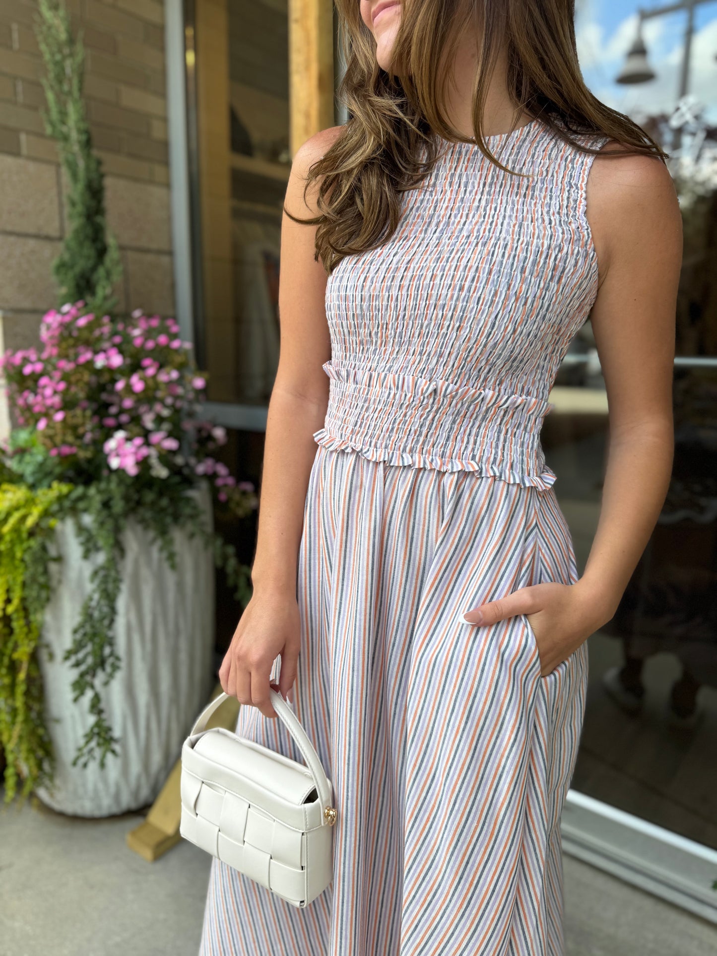 Alexiane Brique Dress