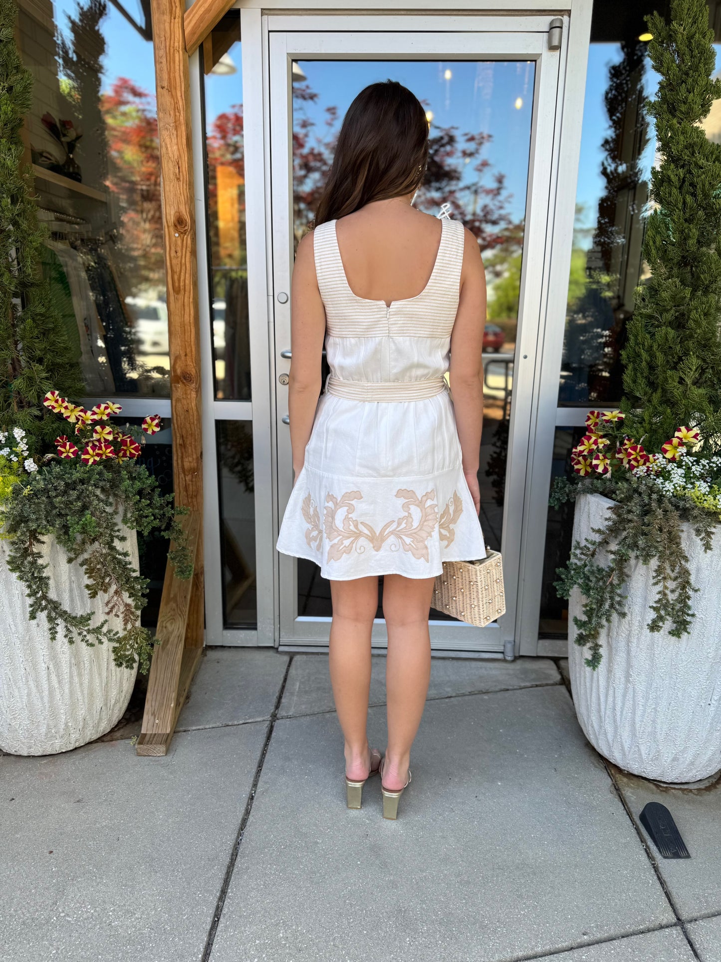 Camille Linen Mini Dress