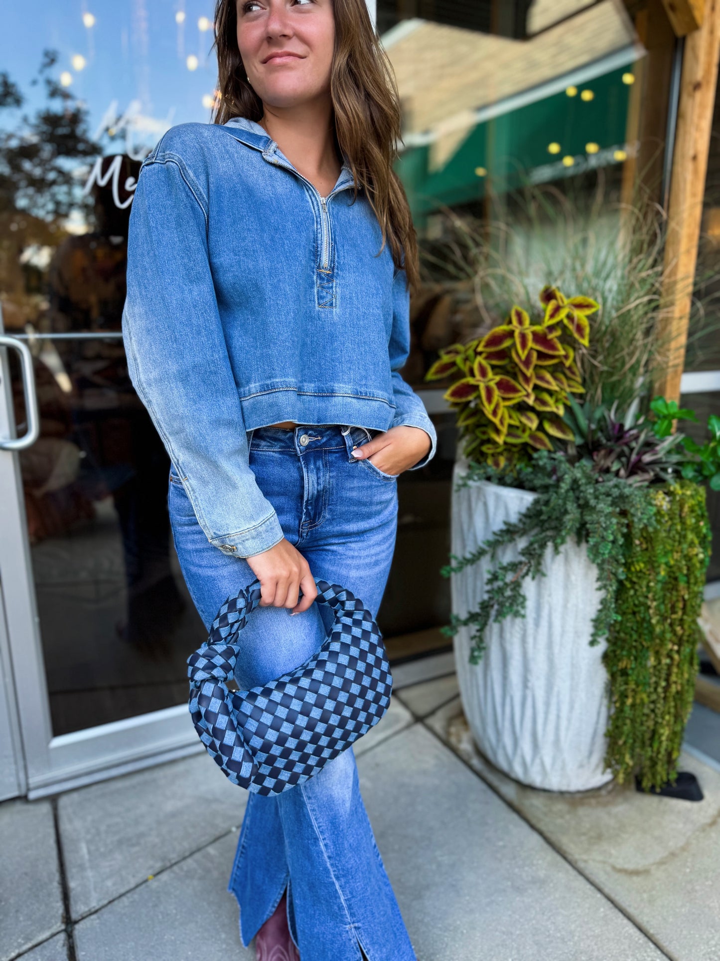 Denim Hoodie