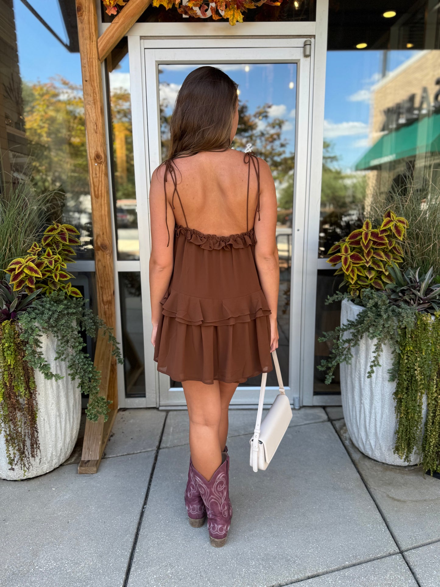Shoulder Tie Romper