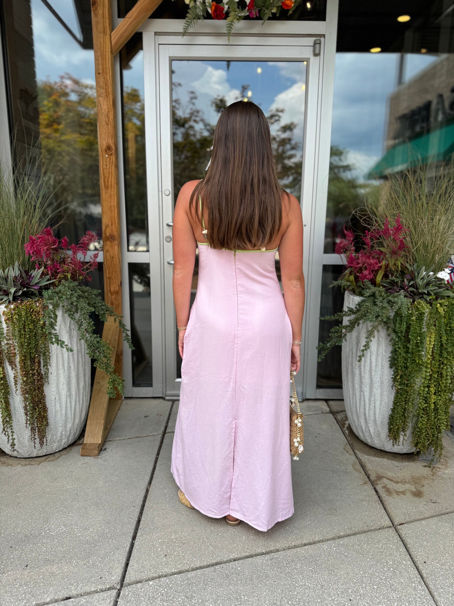 Aria Palm Dress