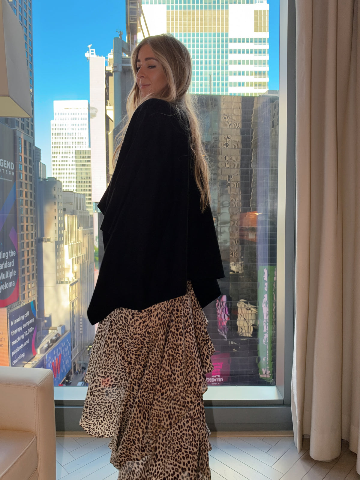 Mock Neck Poncho Sweater