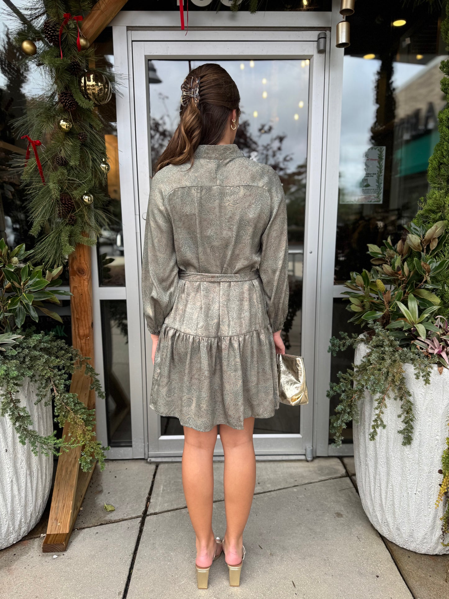 Golden Tapestry Dress