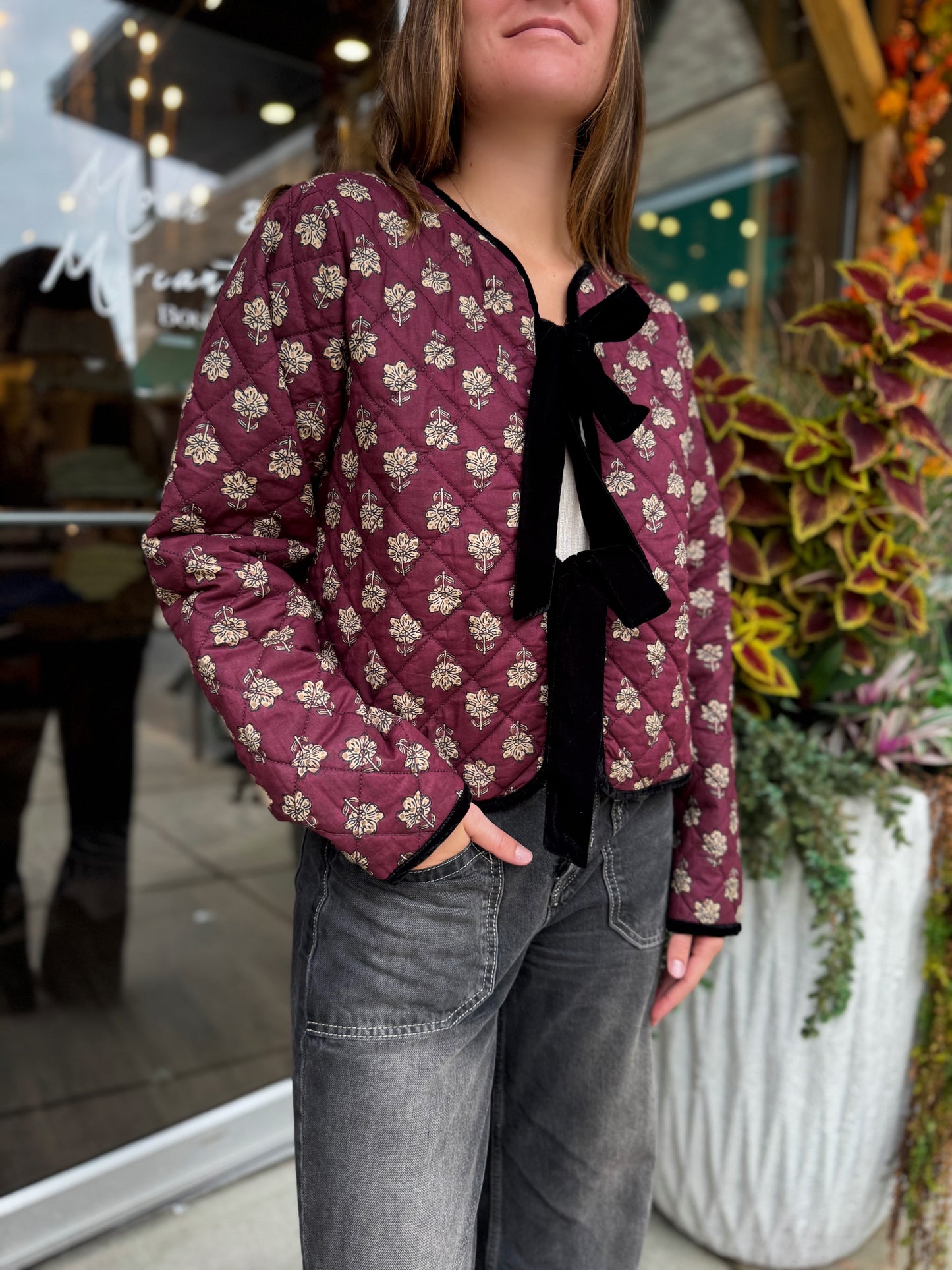 Printed Puffer Jacket