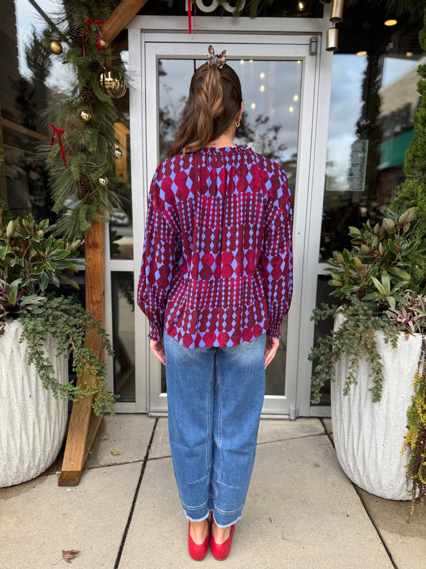 Ramsay Abstract Blouse