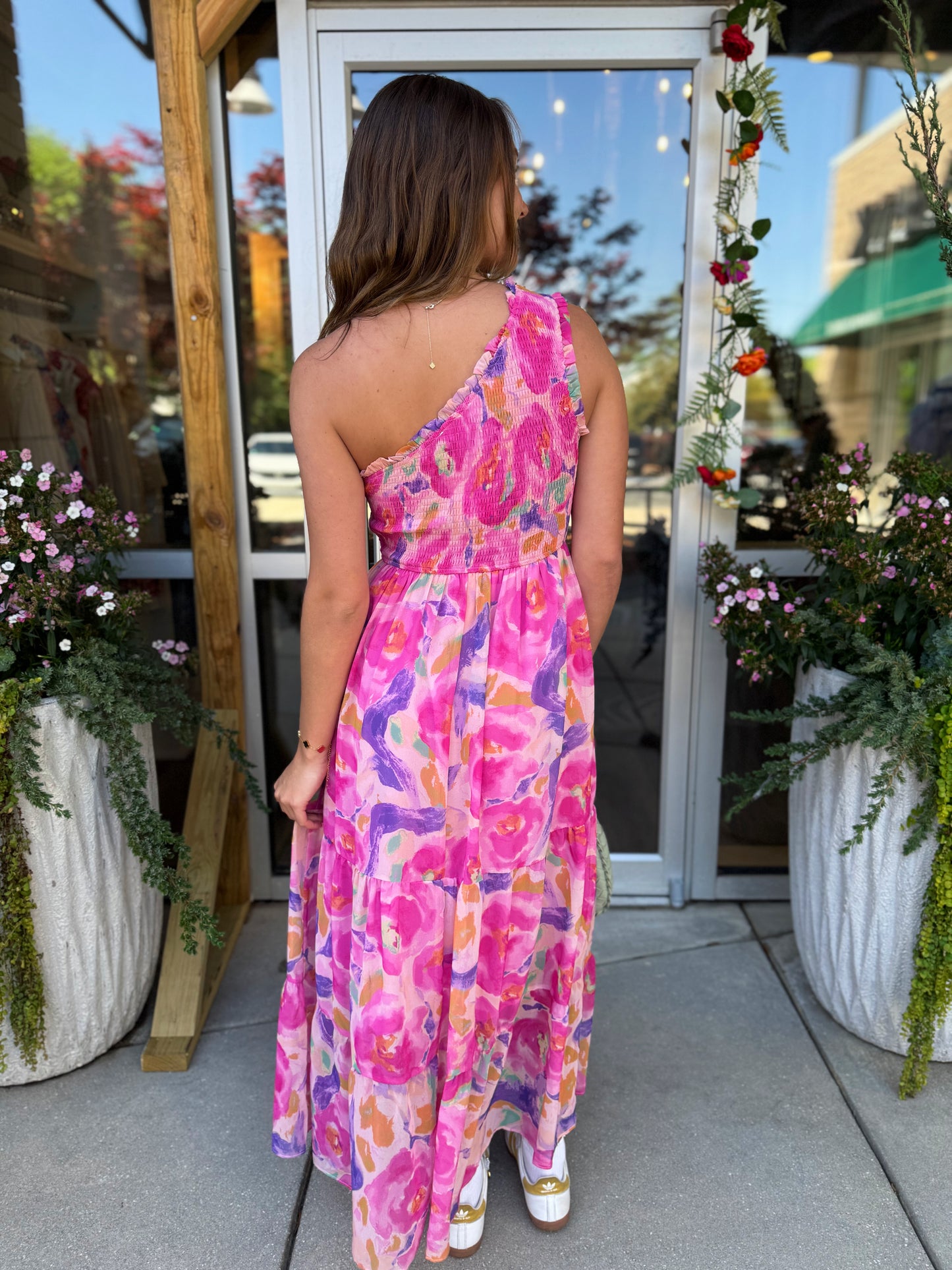 One Shoulder Madeline Dress