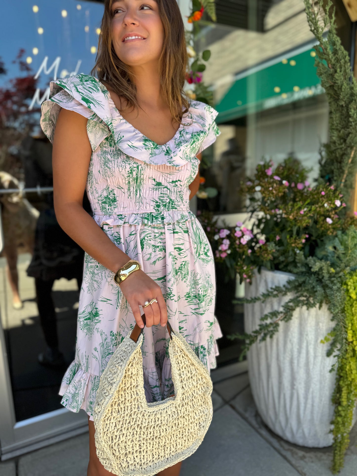Garden Reverie Mini Dress