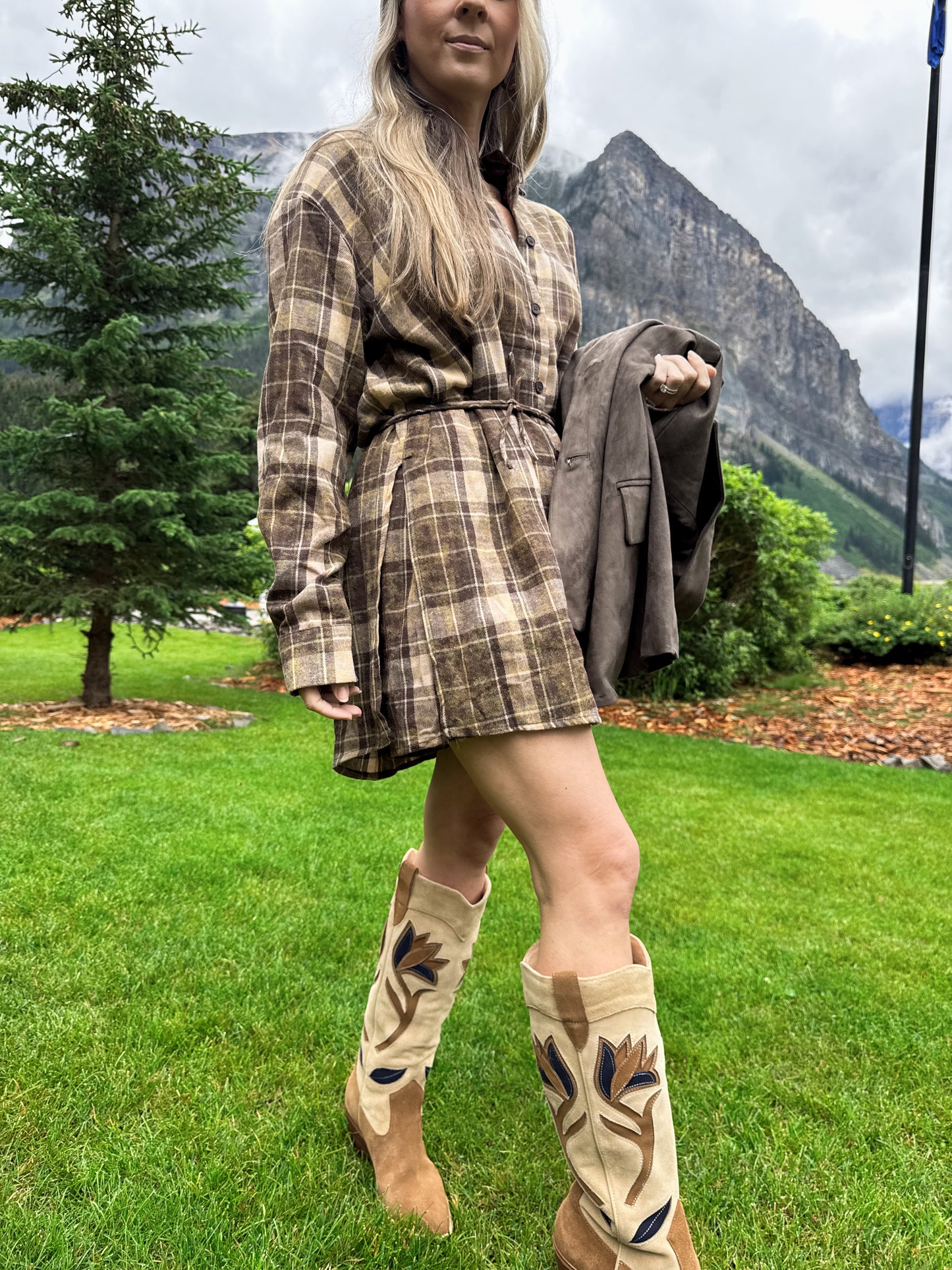 Plaid Romper