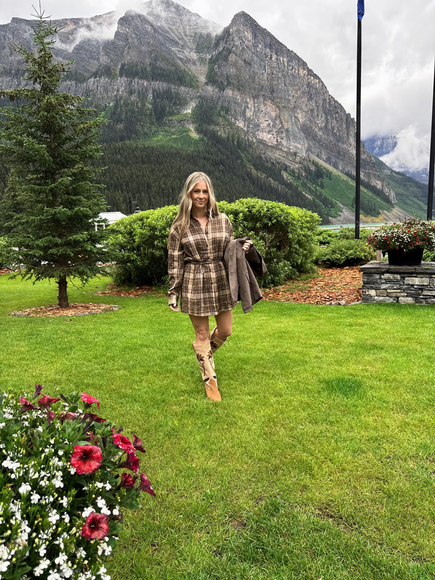 Plaid Romper