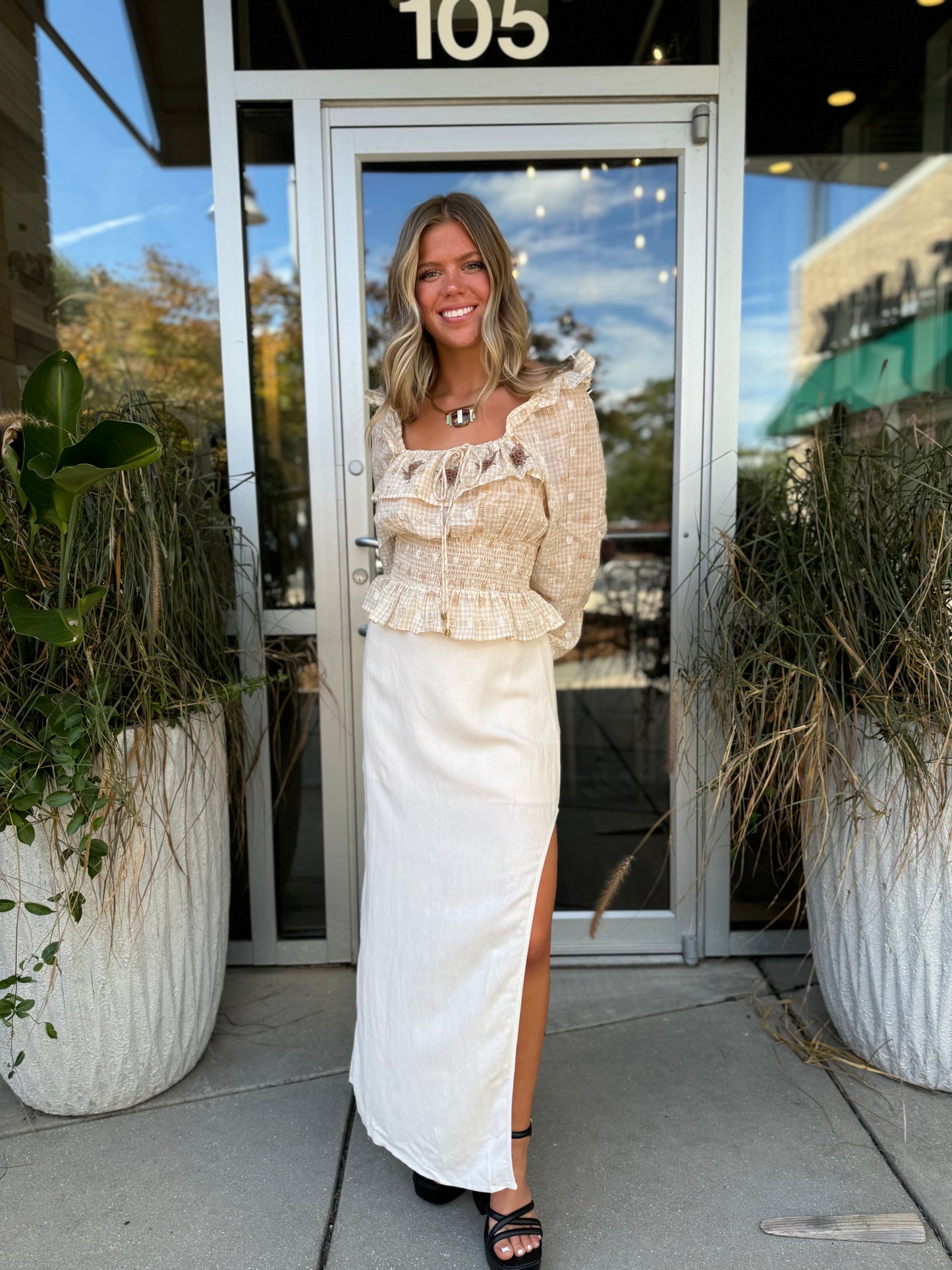 Patricia Sand Blouse