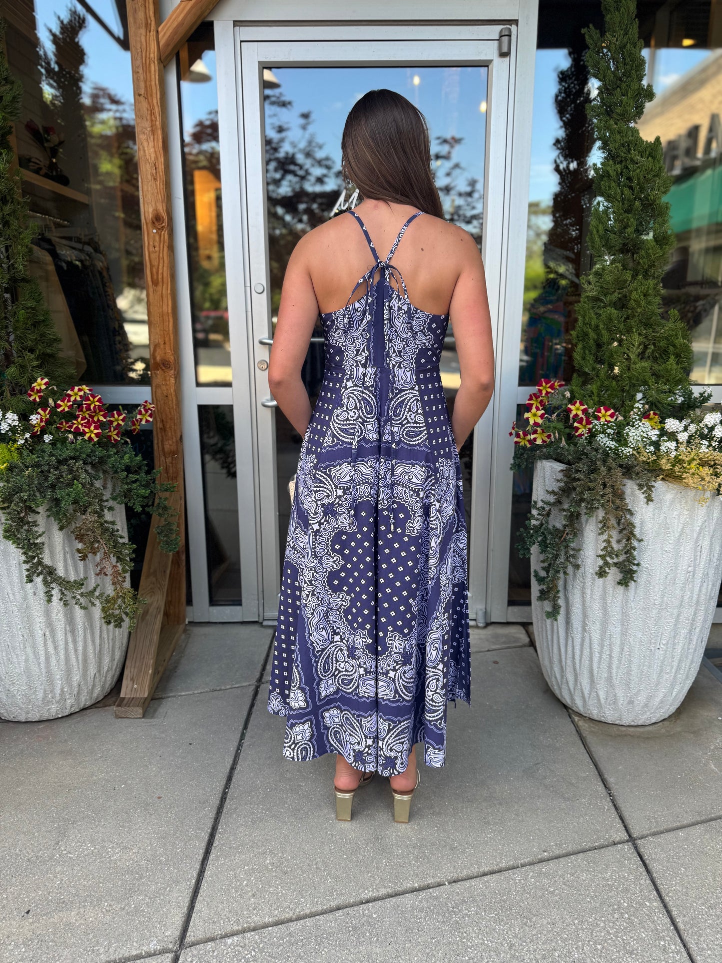 Elowen Bandana Midi Dress