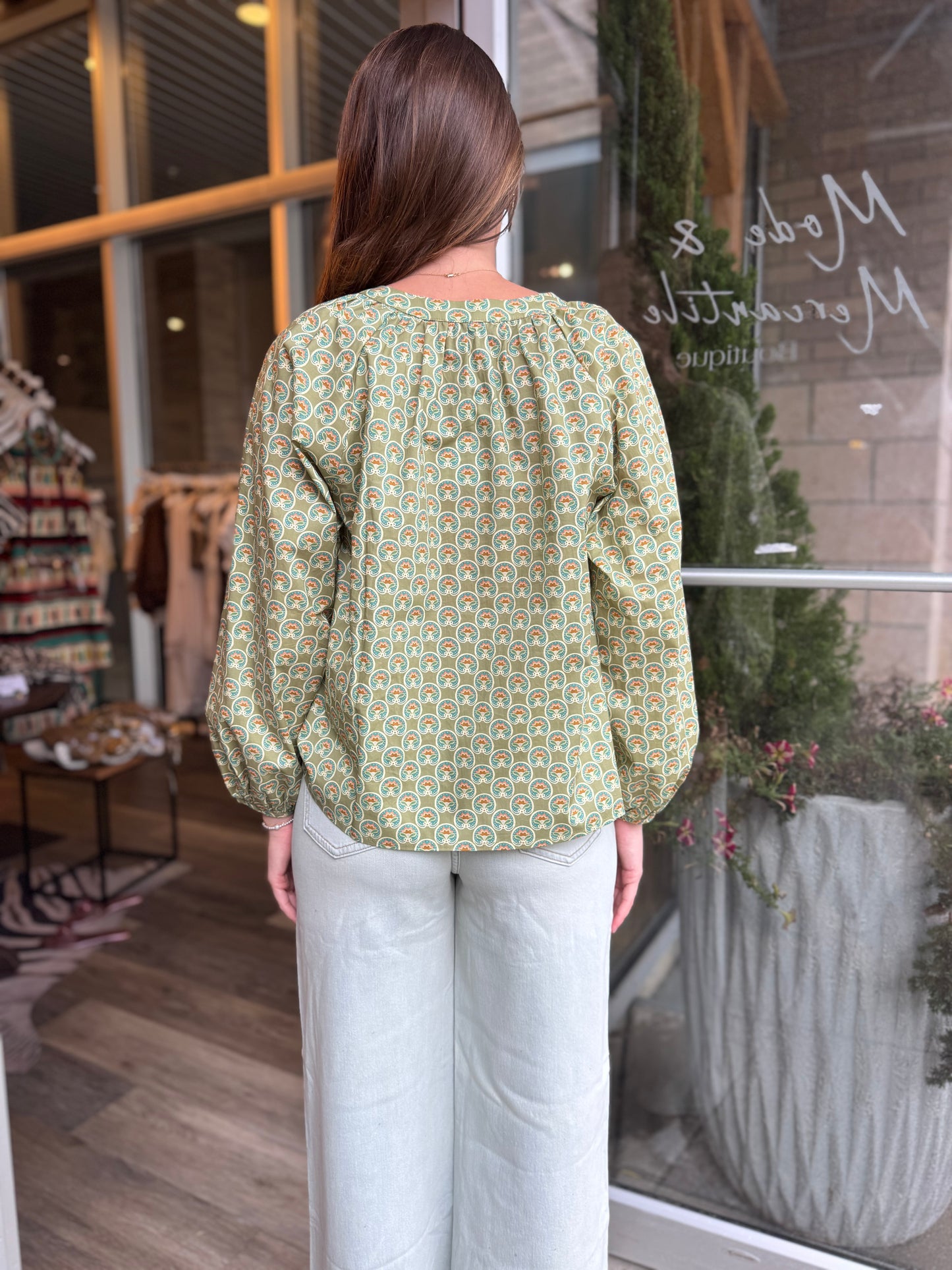 Lotus Jewel Blouse