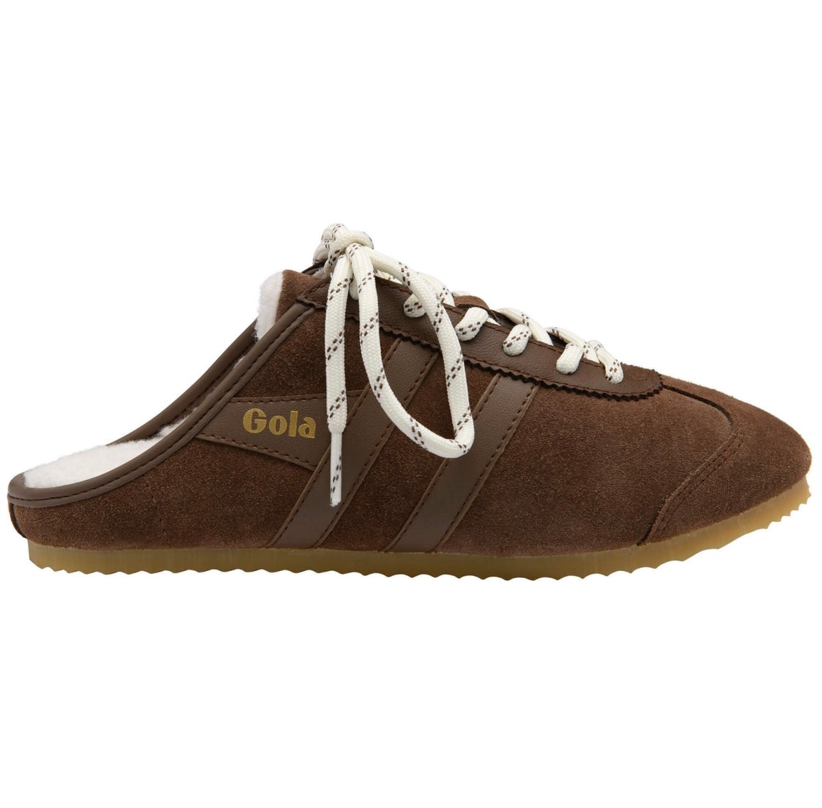 Gola Mocha Mule Sneaker, slip-on sneaker in mocha brown