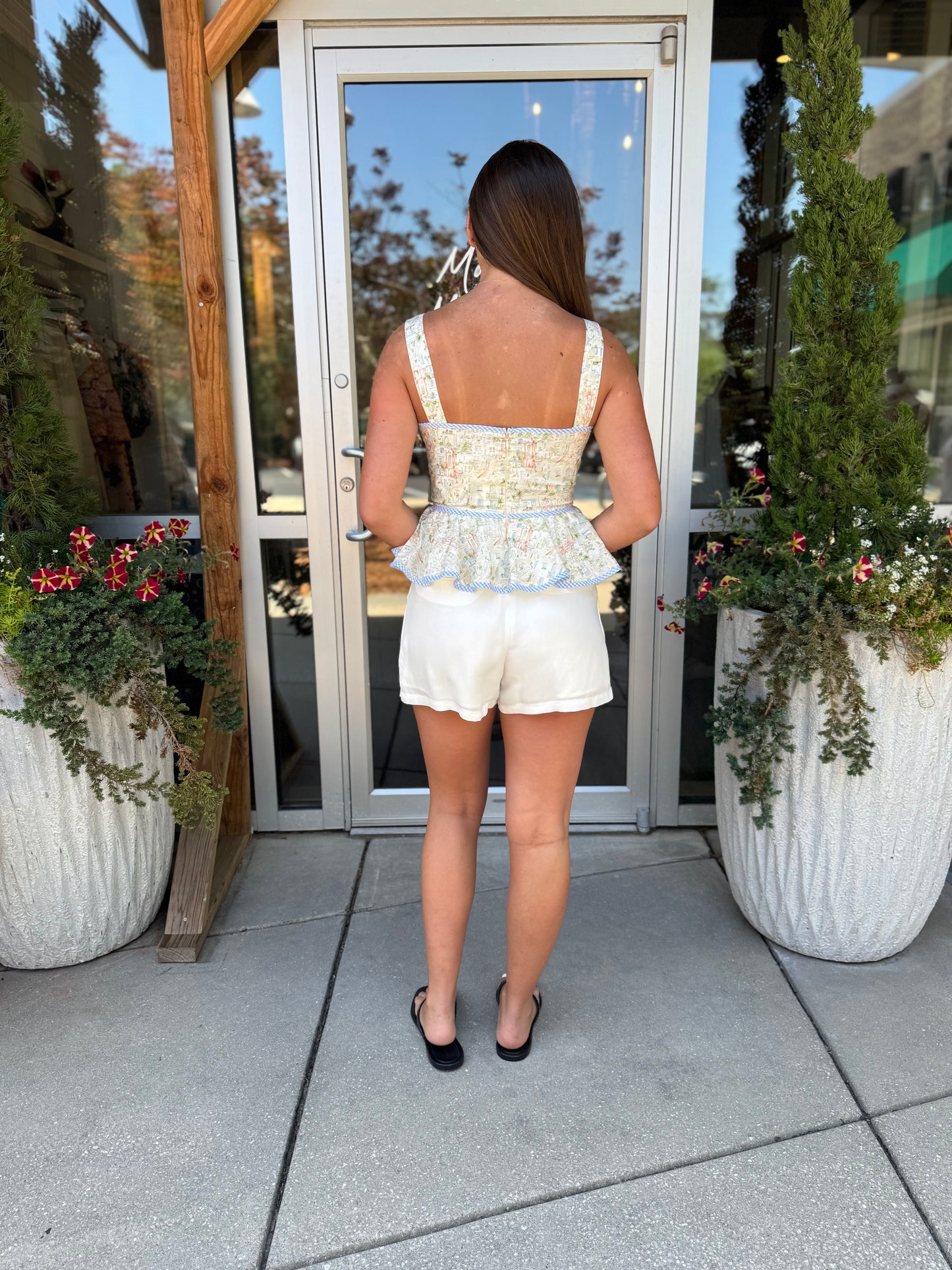 Villa Peplum Tank