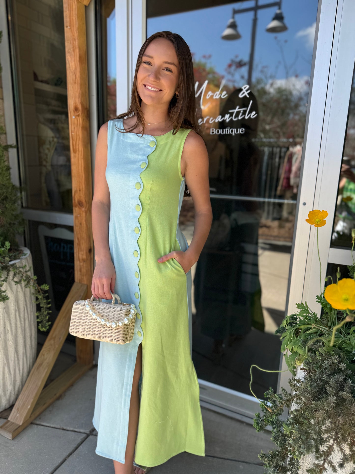 Lucia Scallop Dress