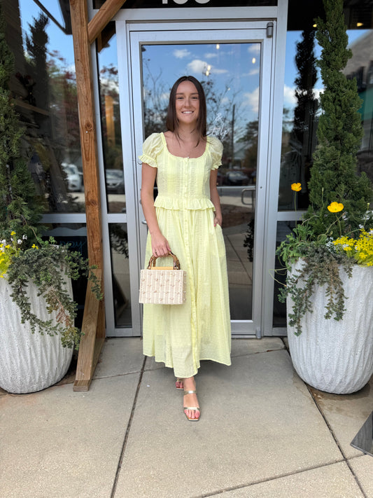 Swiss Dot Maxi Dress