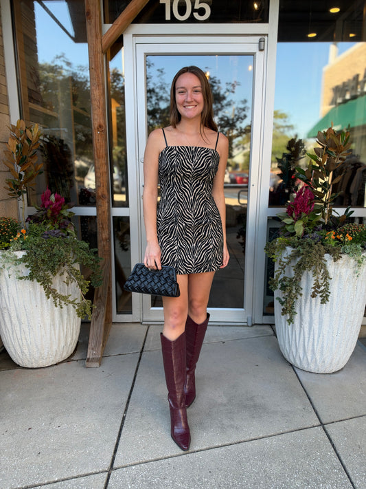 Zebra Tank Dress