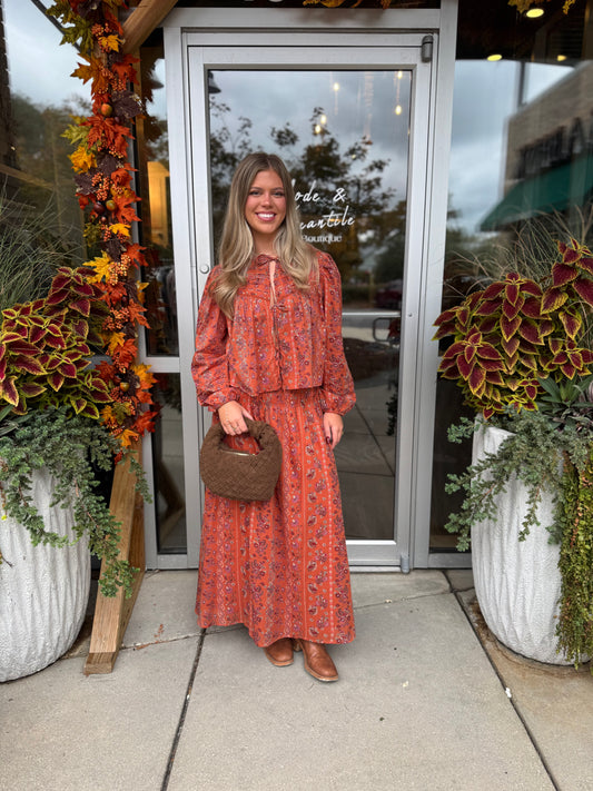 Wild Poppy Skirt