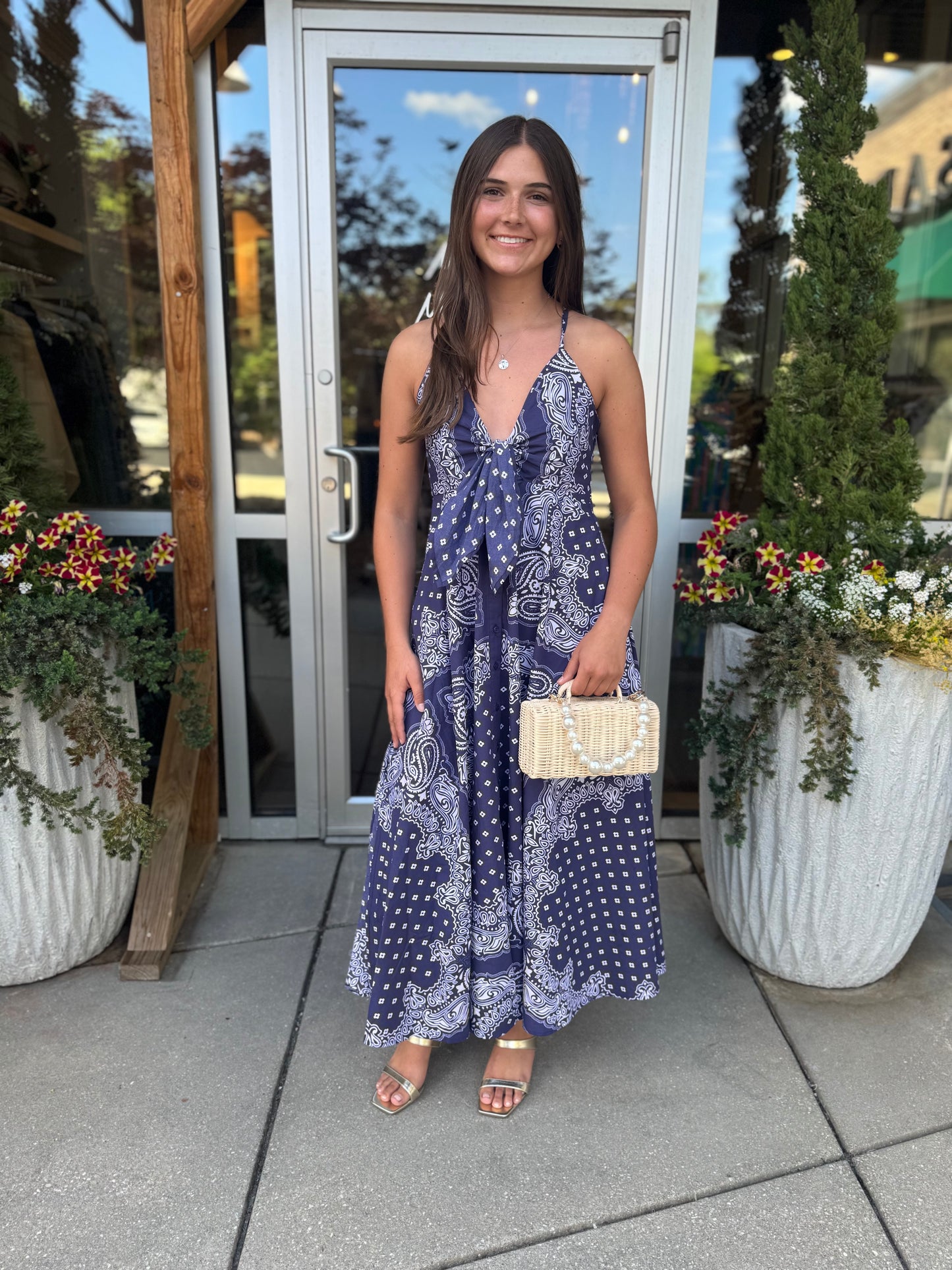 Elowen Bandana Midi Dress