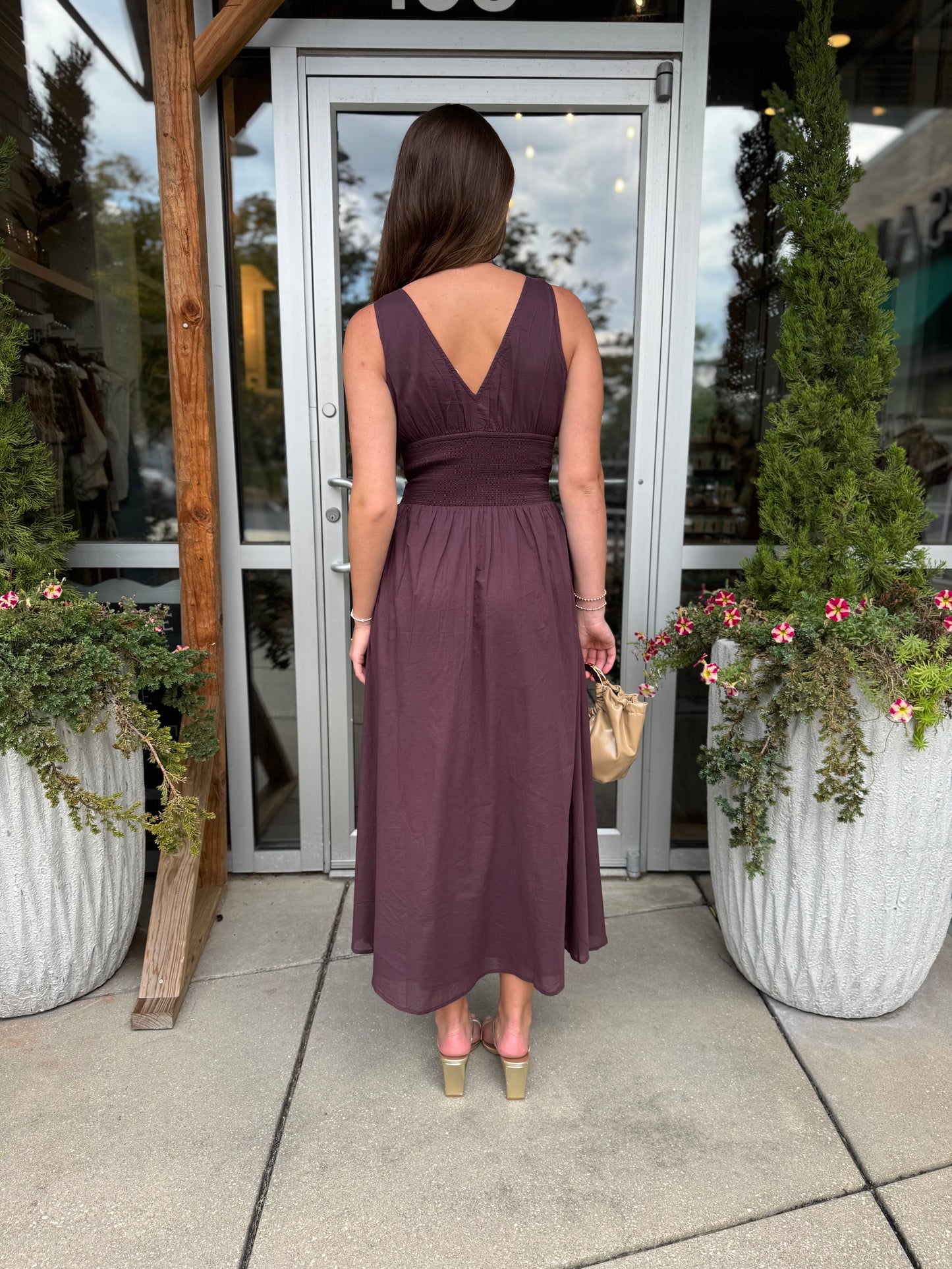 Chocolate Noralyn Dress
