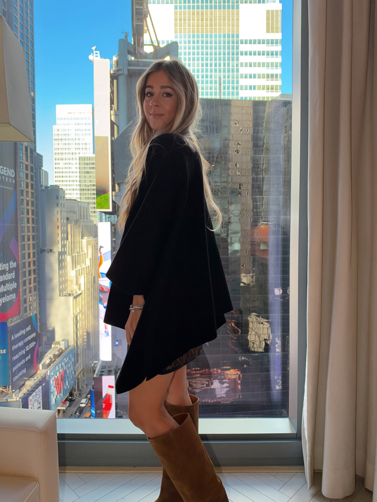 Suede Cheetah Skirt