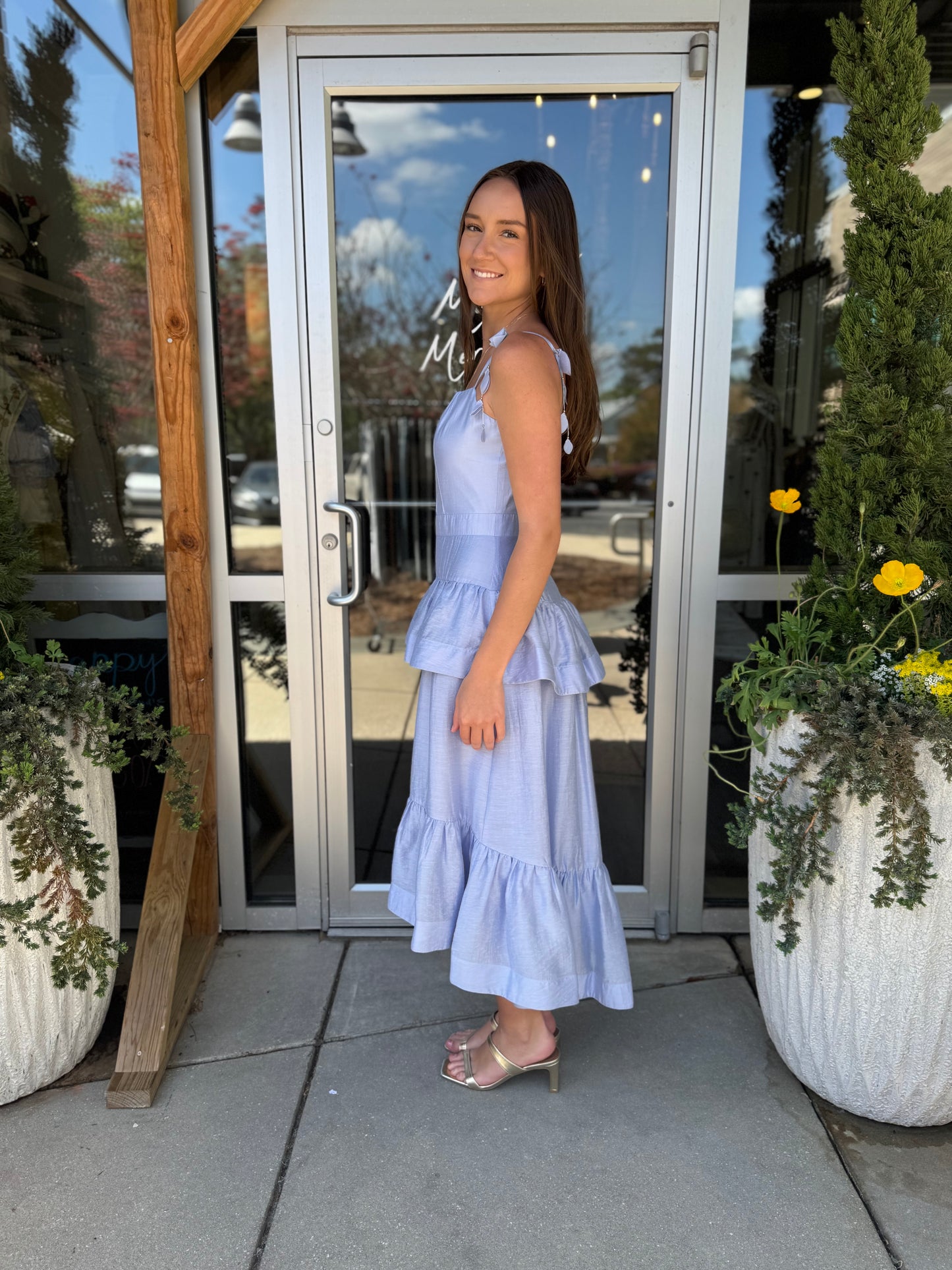 Iris High Low Maxi Dress