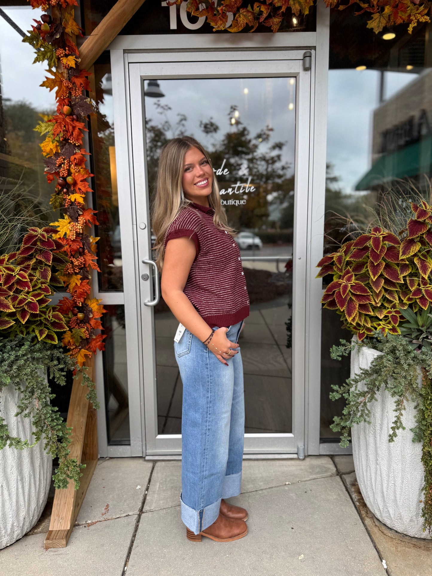 Garnet Sleeveless Knit